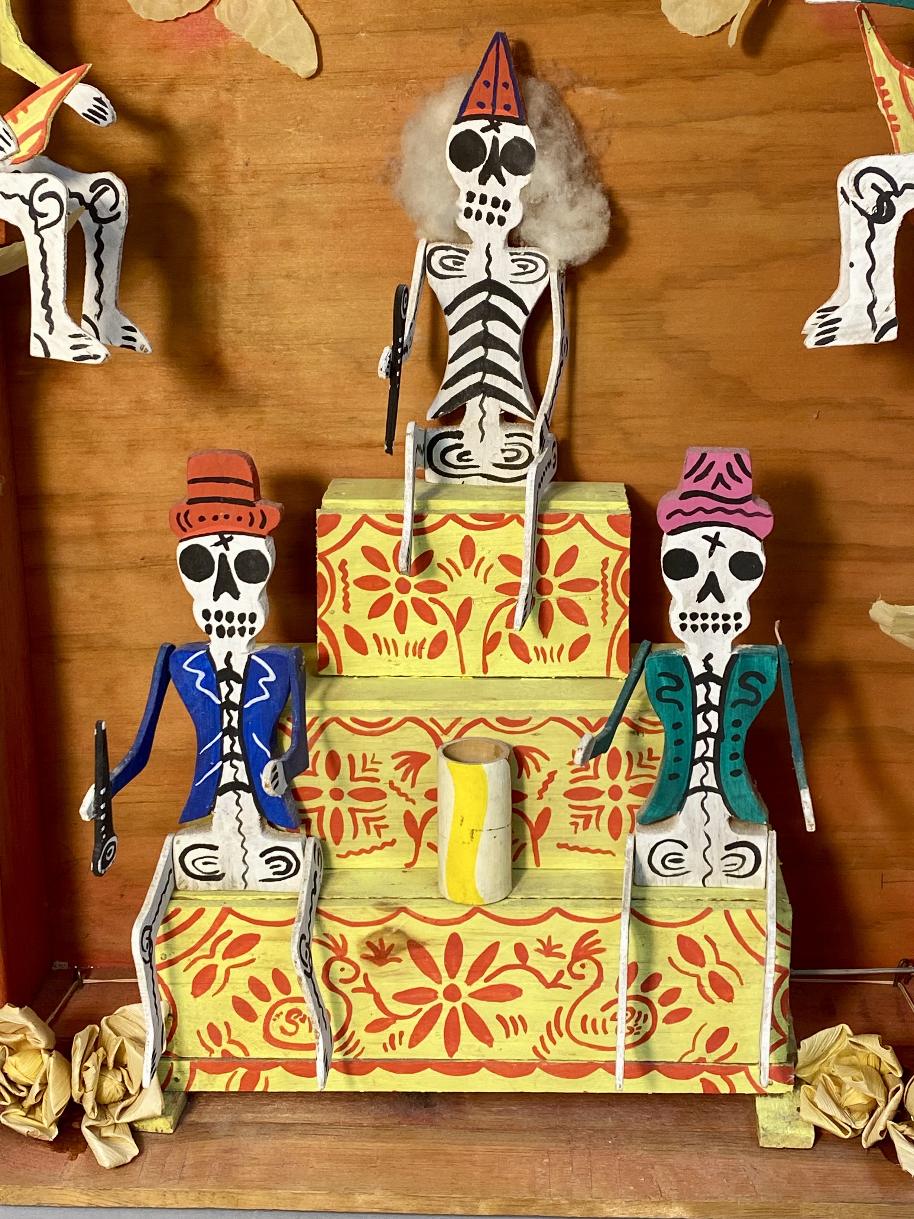 Dia de los Muertos Folk Art Shadow Box