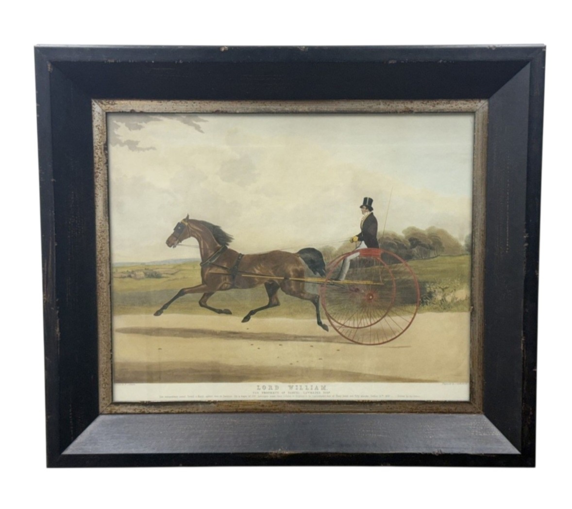Lord William Hand-Colored Engraving