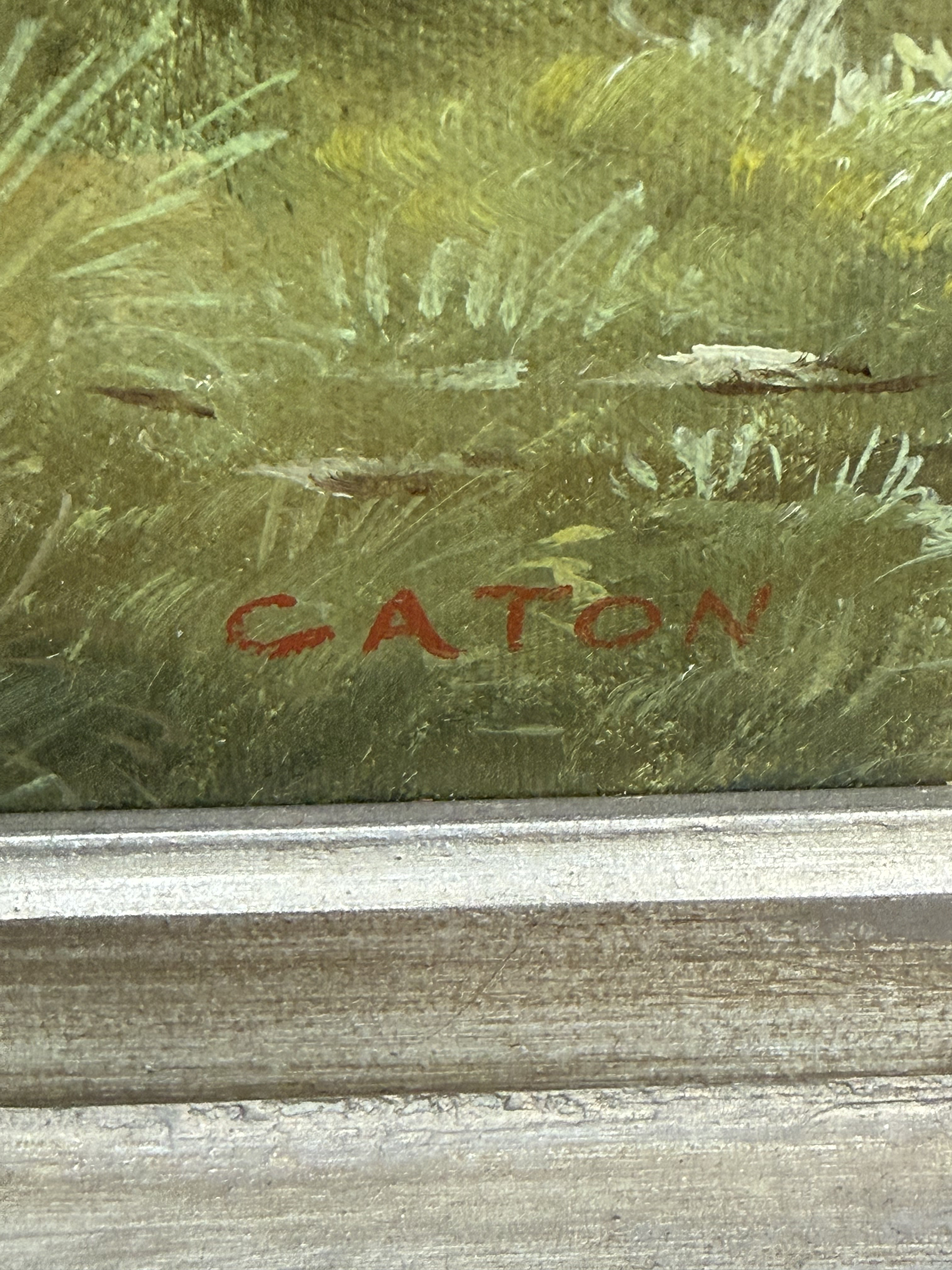 Caton Shetland Sheepdog Oil on Canvas