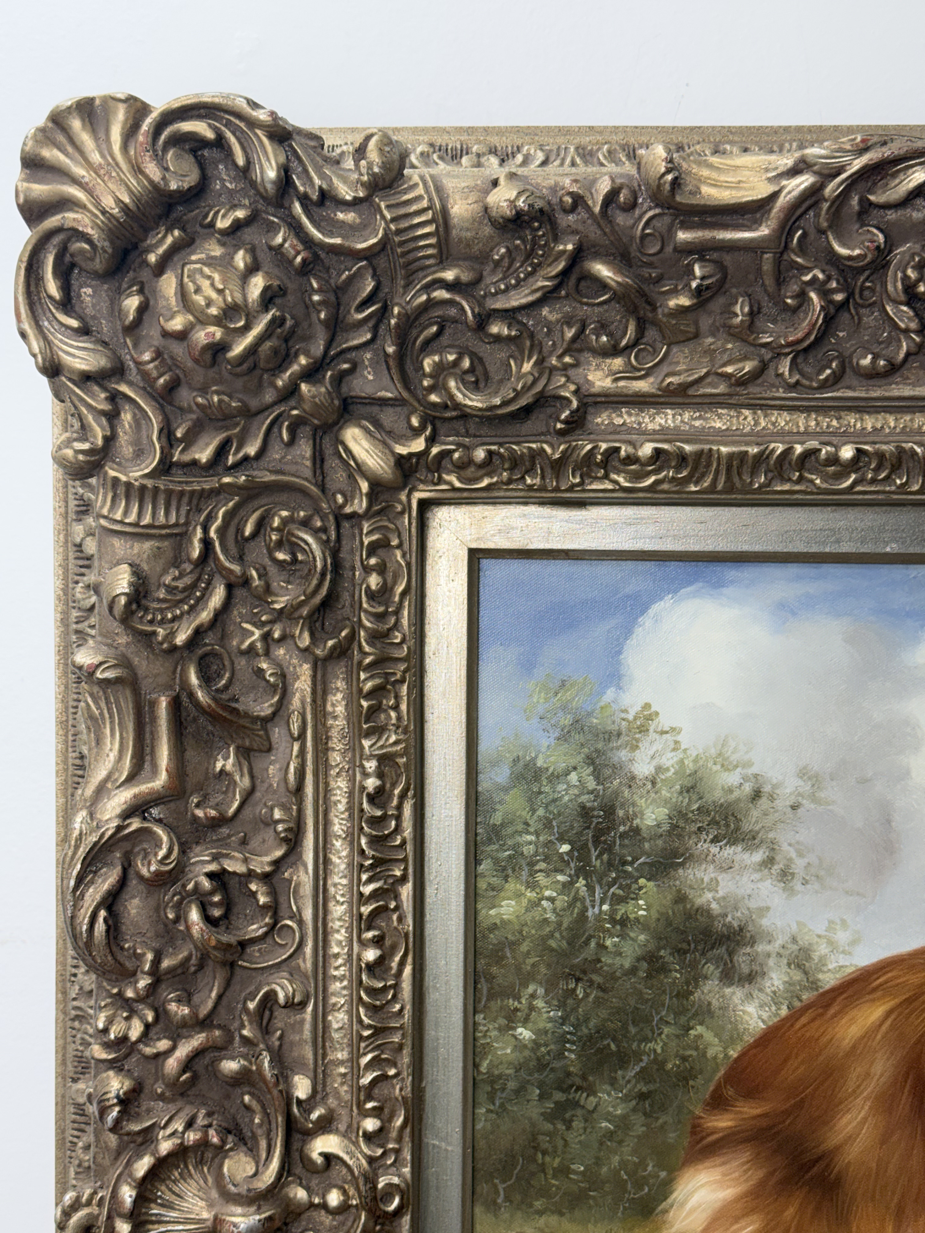 Caton Shetland Sheepdog Oil on Canvas