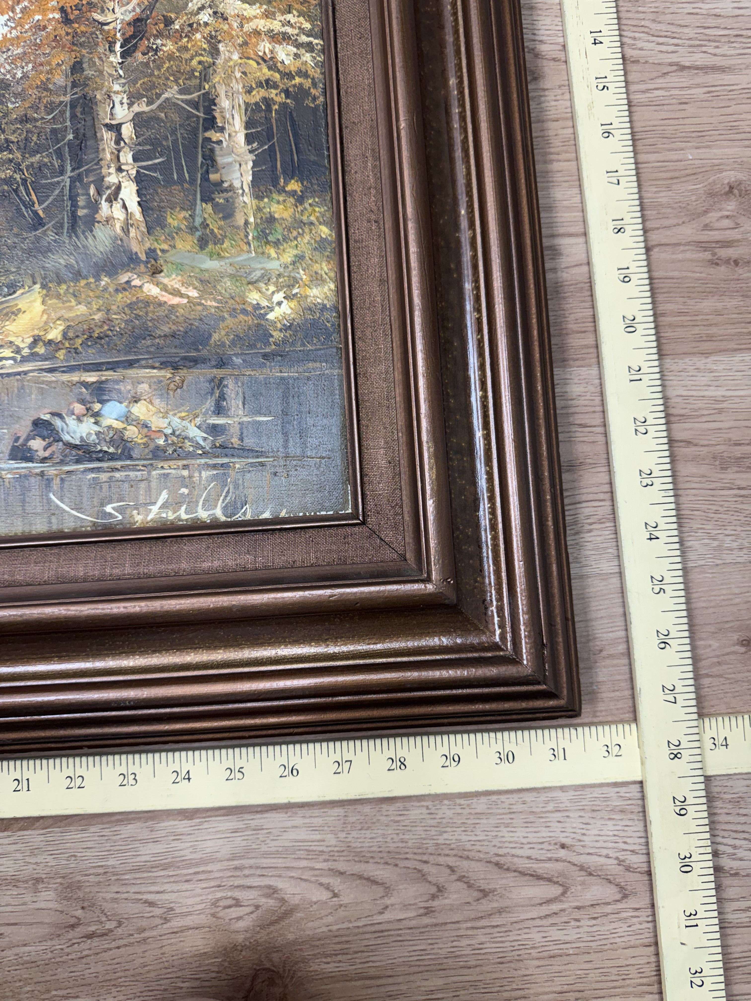 Original Oil on Canvas Mountain Landscape