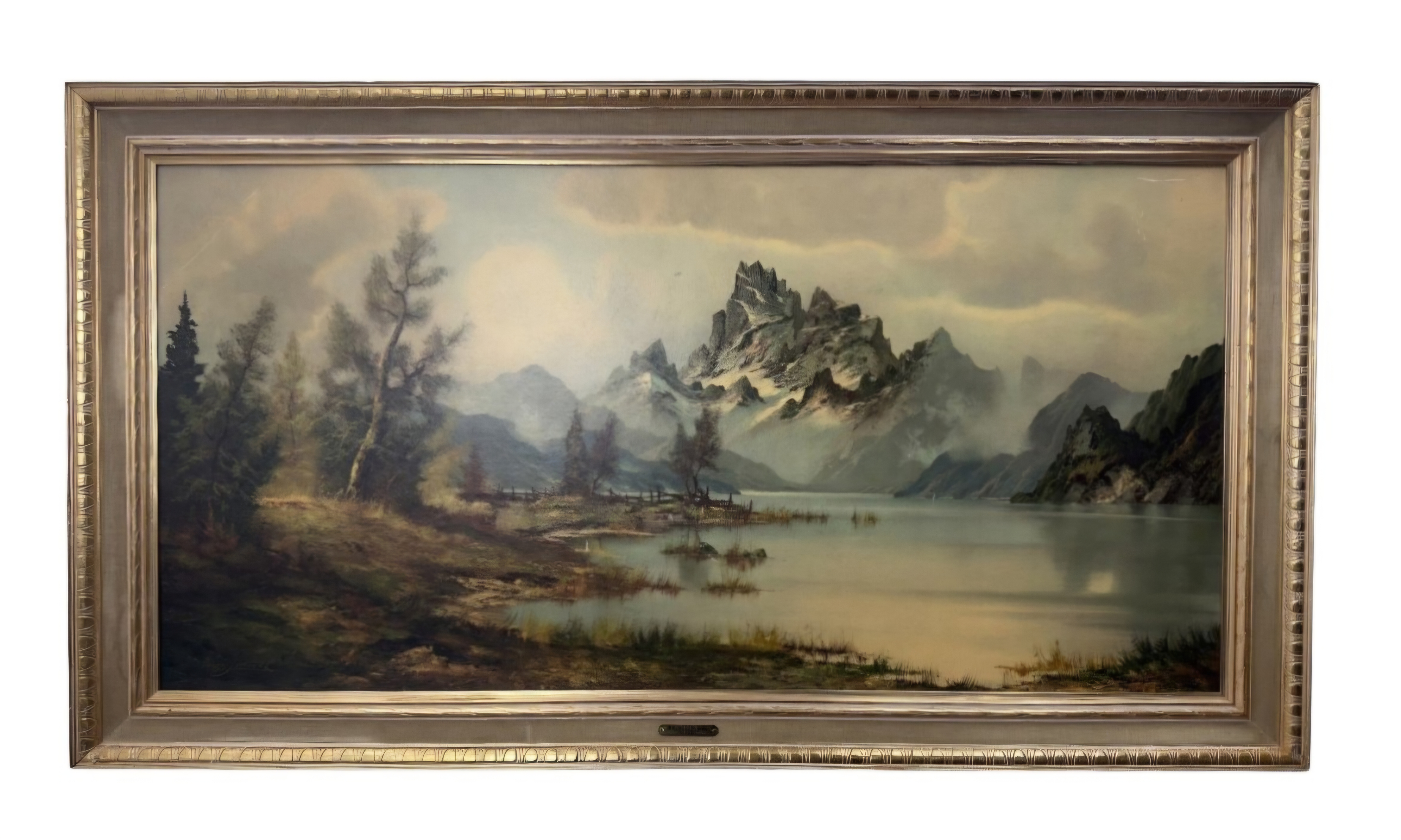 Mountain Mist Large Textured Print on Board