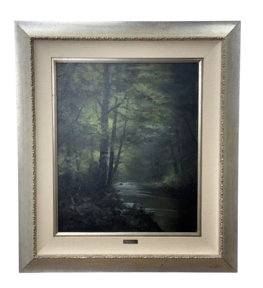 Mitsuzo Shimizu Forest Landscape Oil on Canvas