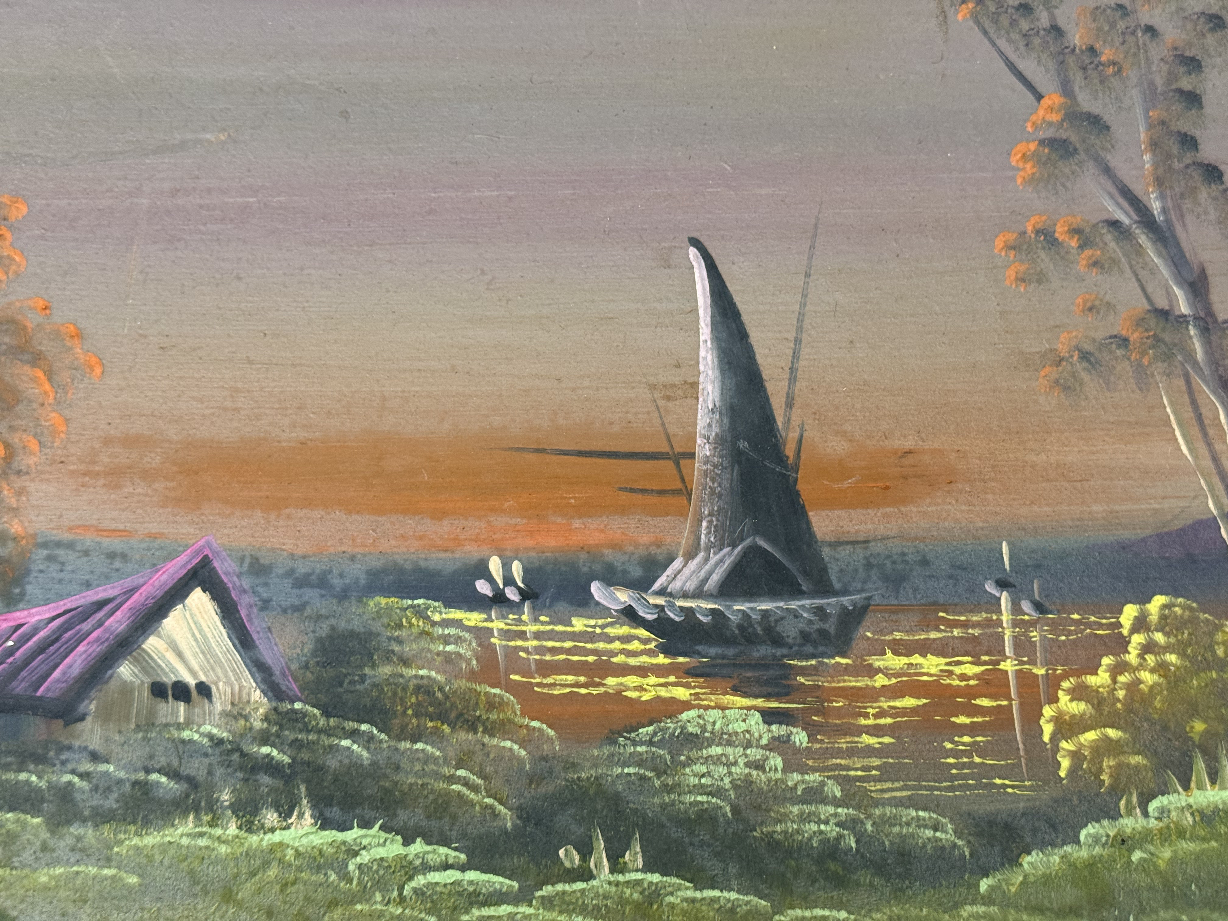 Two Tropical Landscape Paintings