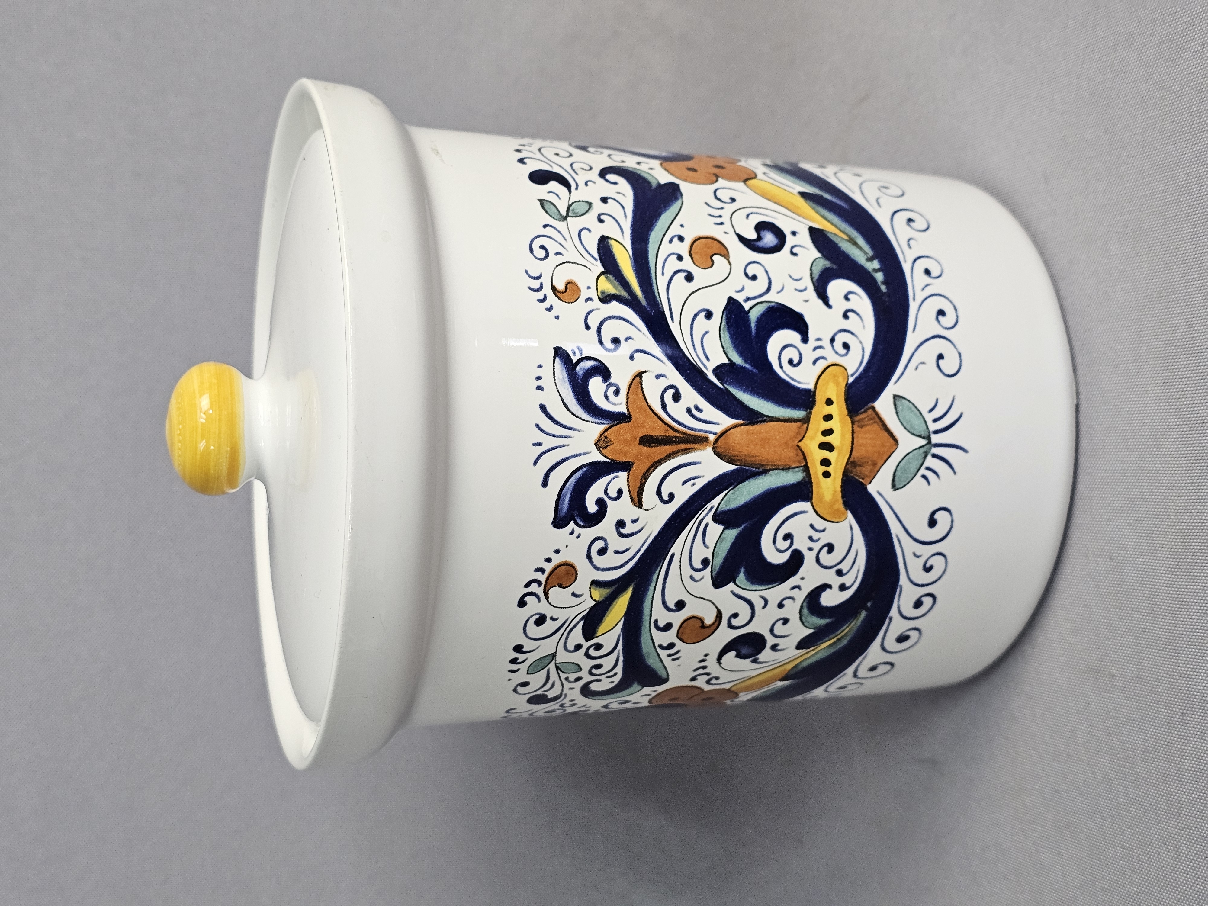 Nova Deruta Italian Ceramic Canister