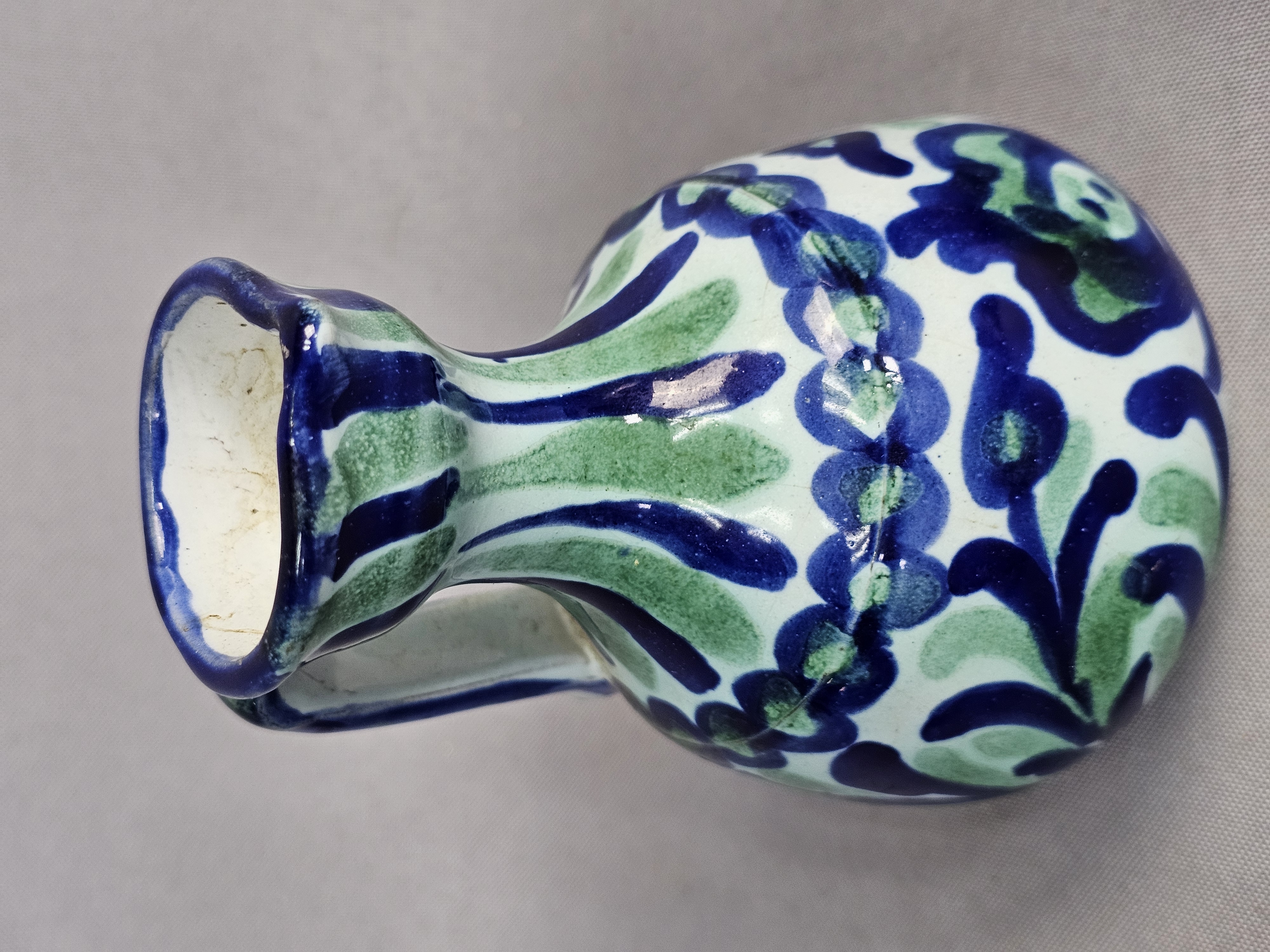 Three Hand-Painted Decorative Ceramic Vessels