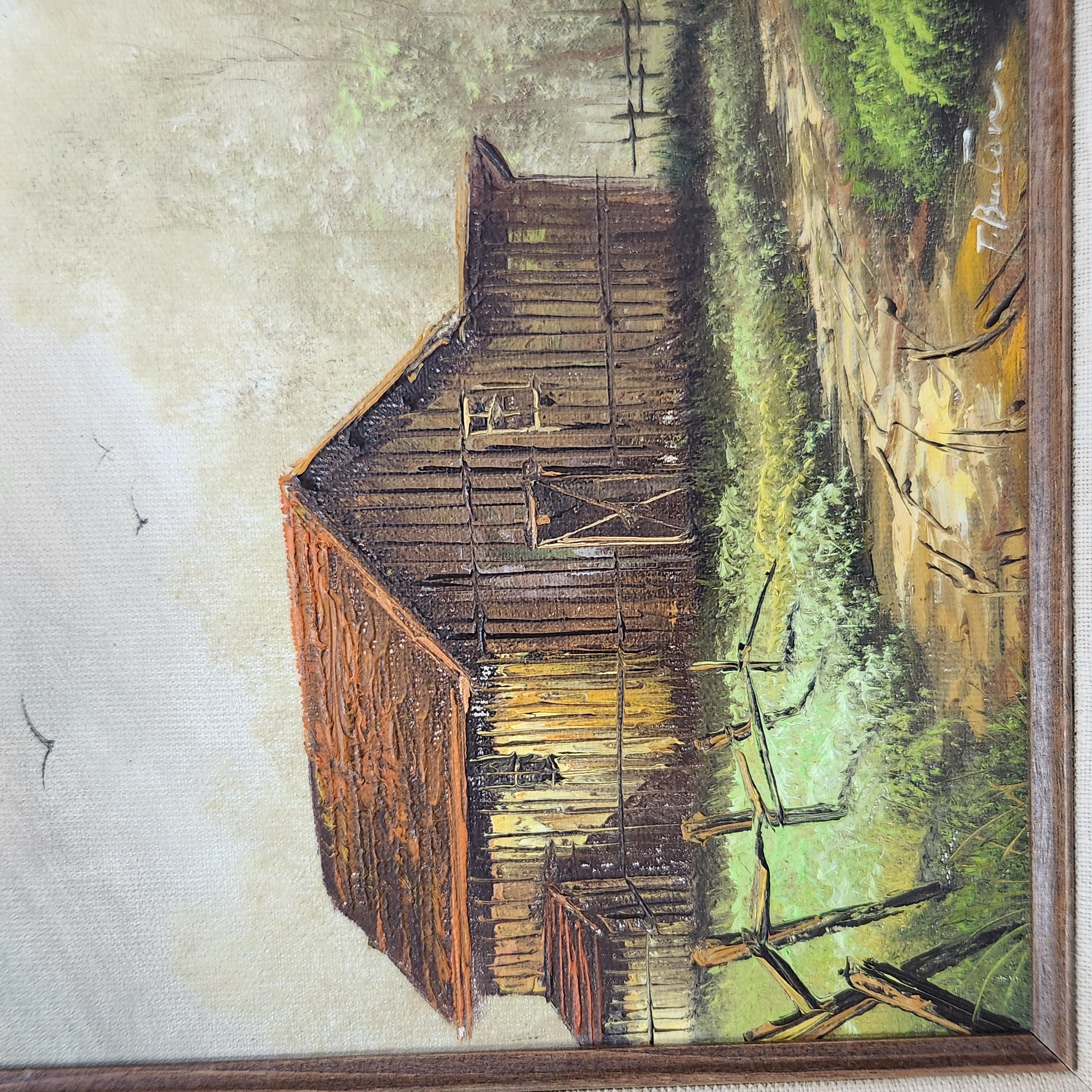 Three Rural Landscapes Oil Paintings