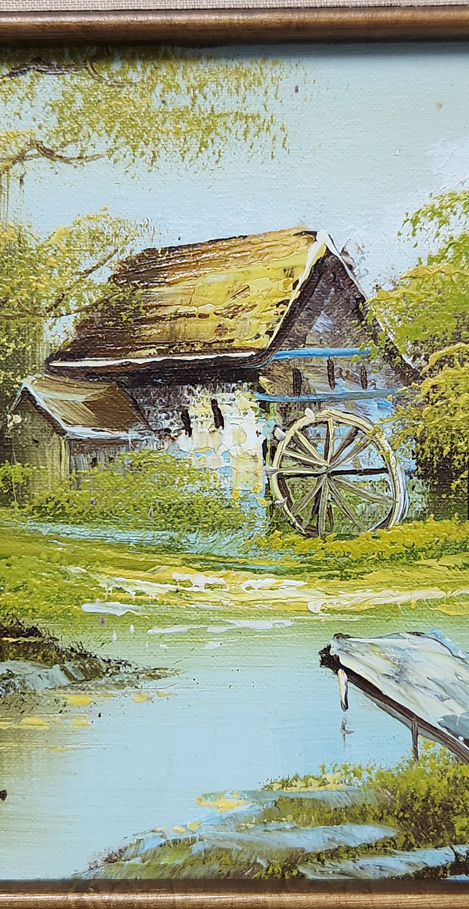 A. Julio Landscape Oil on Canvas