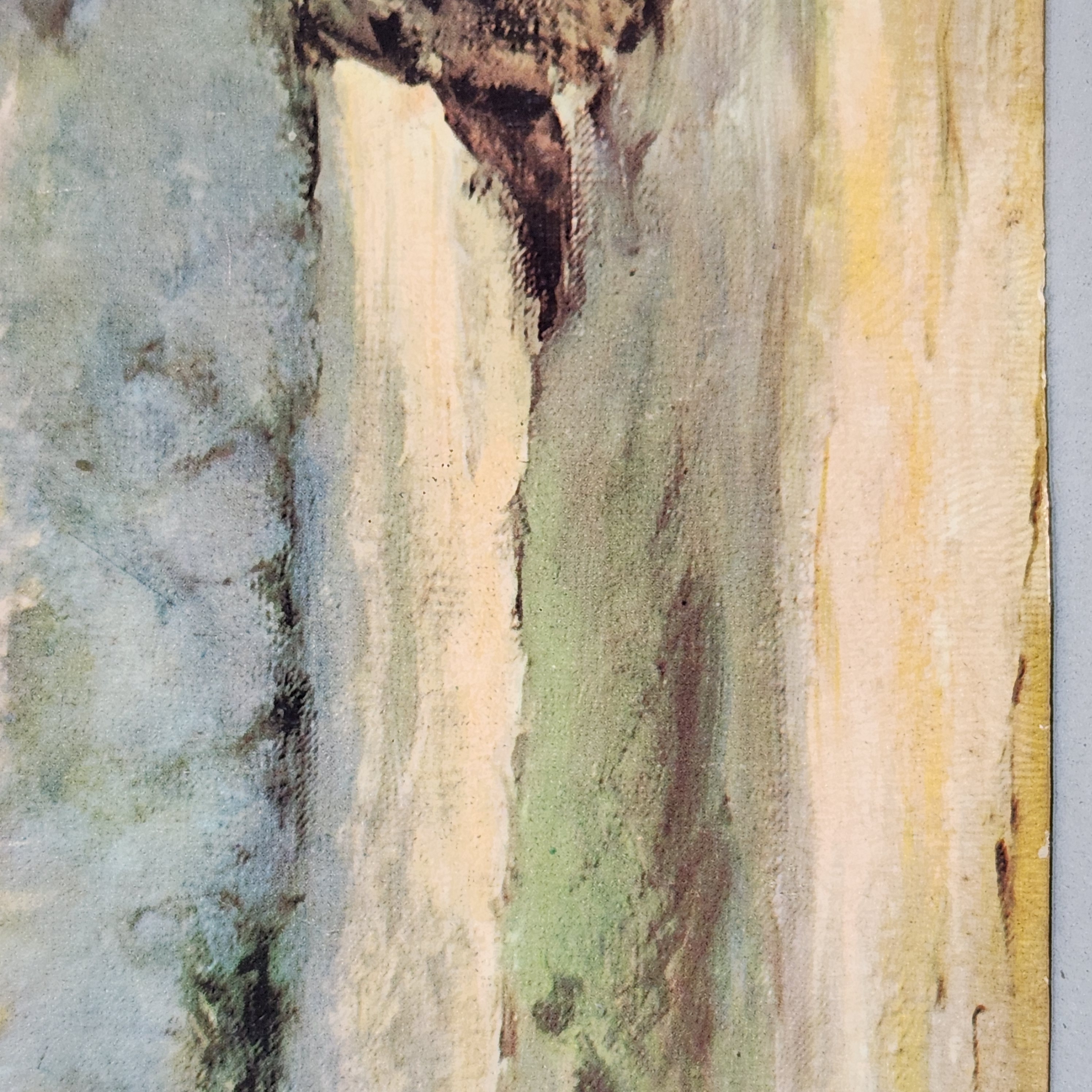 Robert Wood Surfside Lithograph on Board