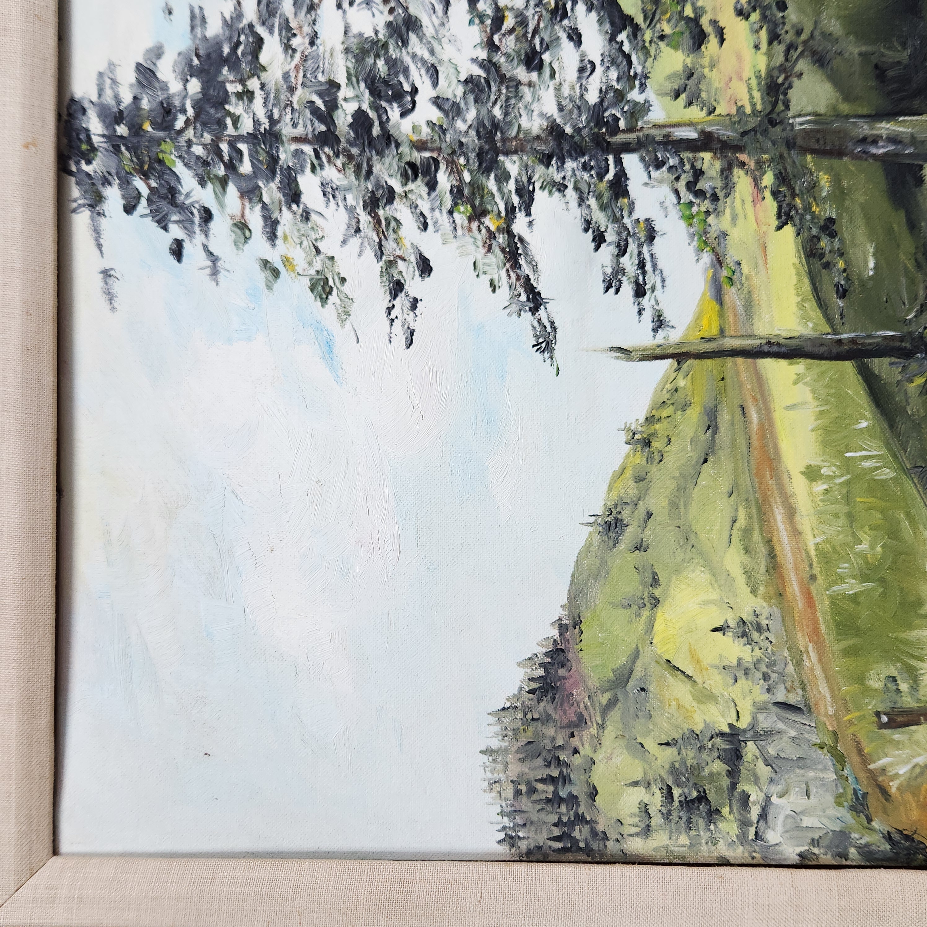 R. Cannon Landscape Oil on Canvas
