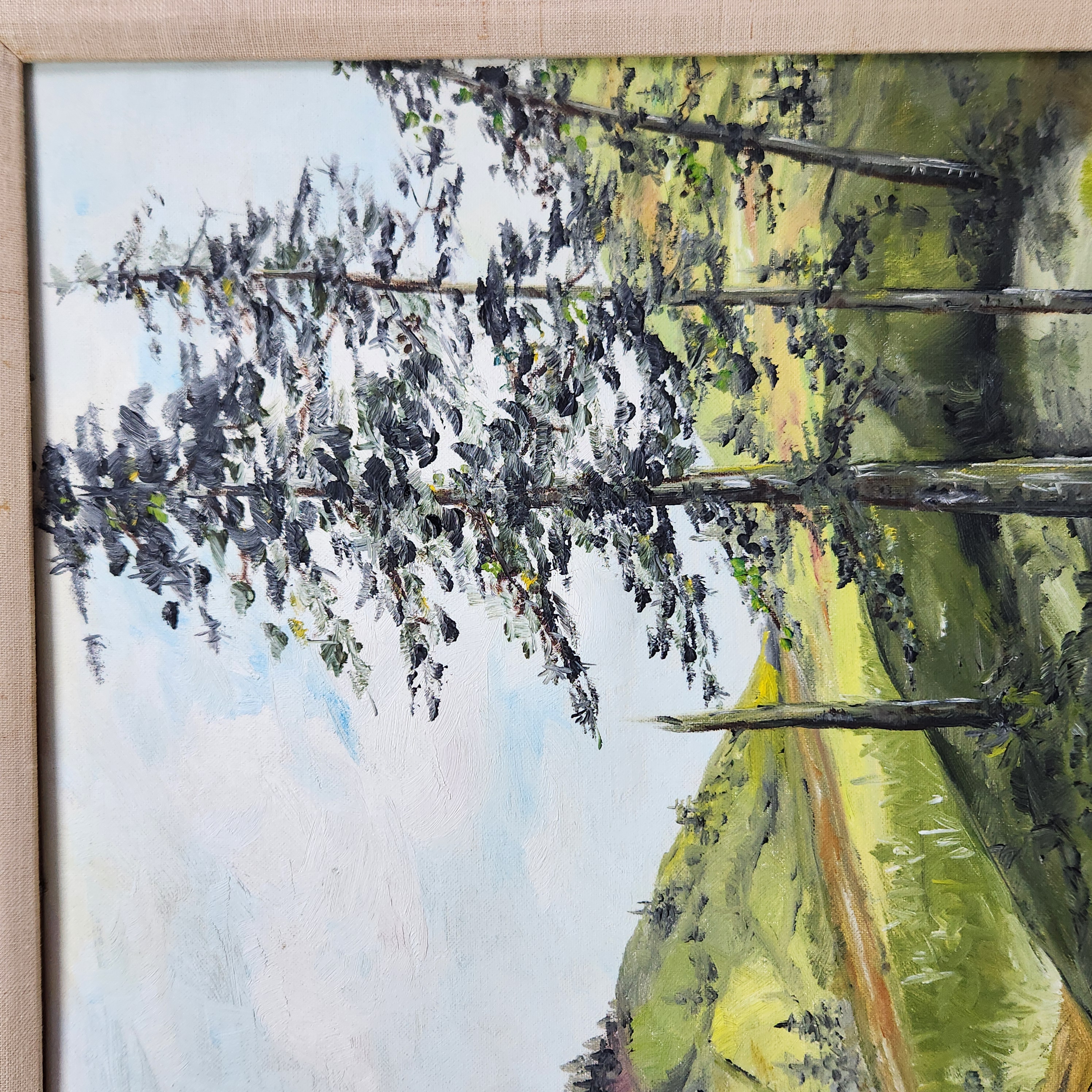 R. Cannon Landscape Oil on Canvas