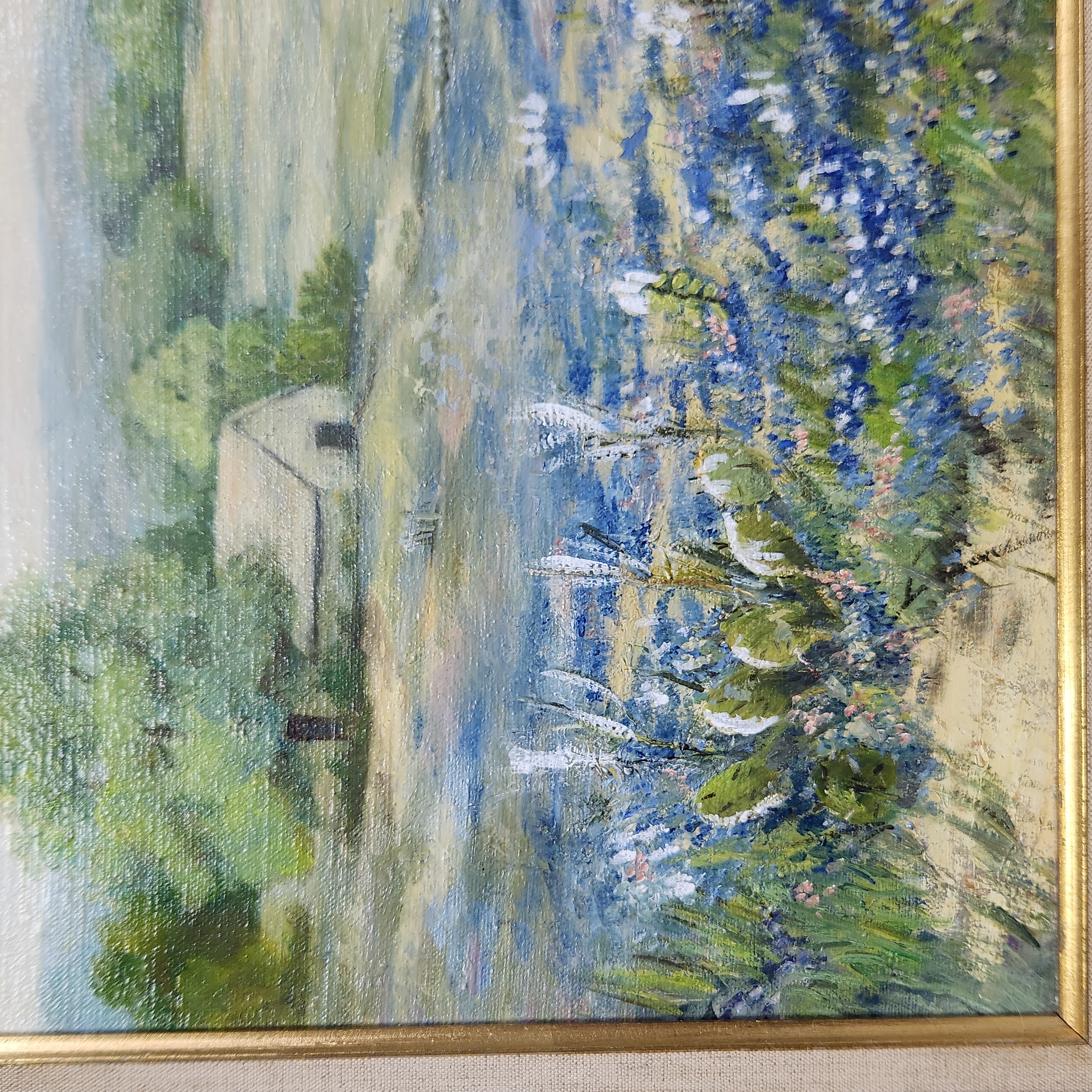 Mary Hunt Bluebonnets Oil on Canvas