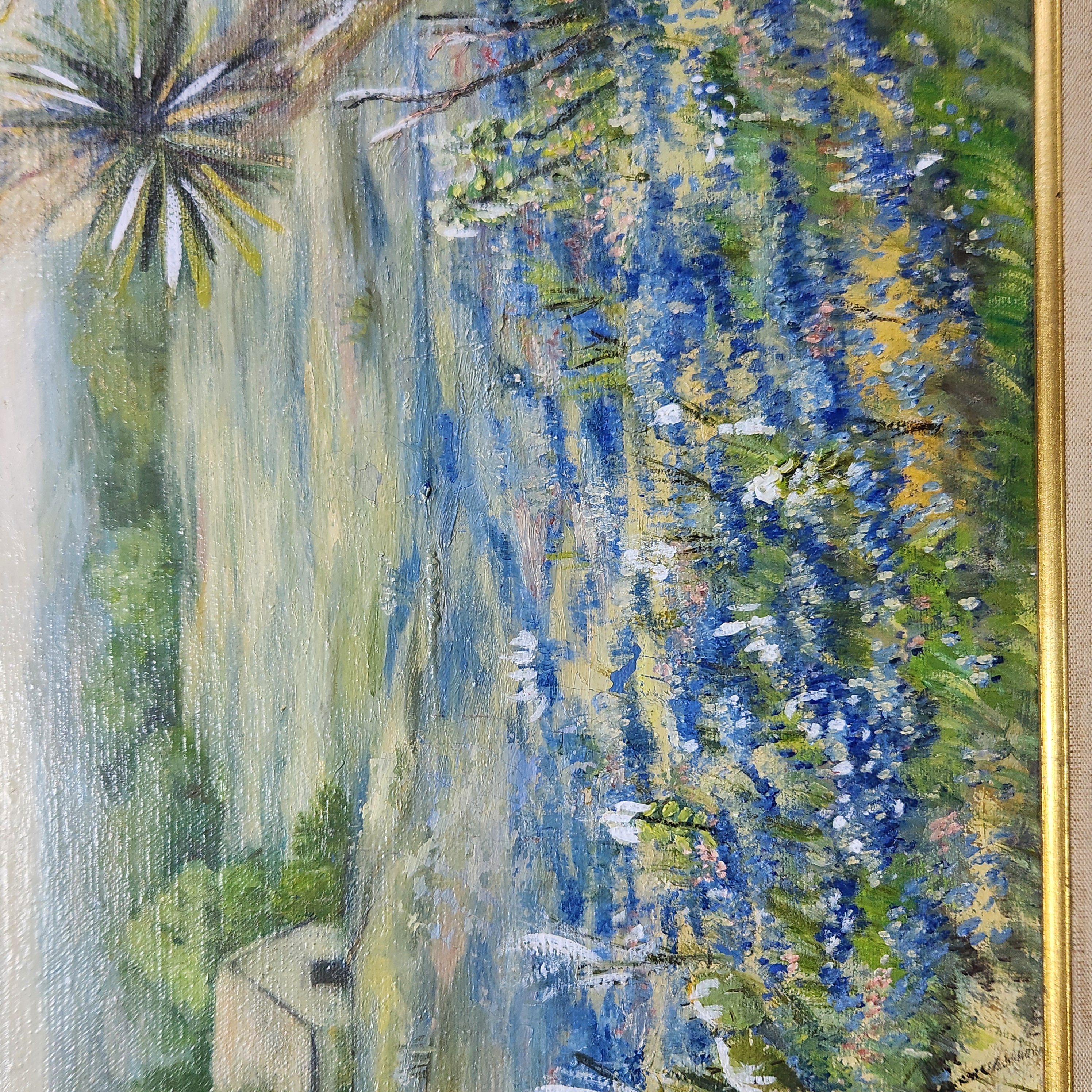 Mary Hunt Bluebonnets Oil on Canvas