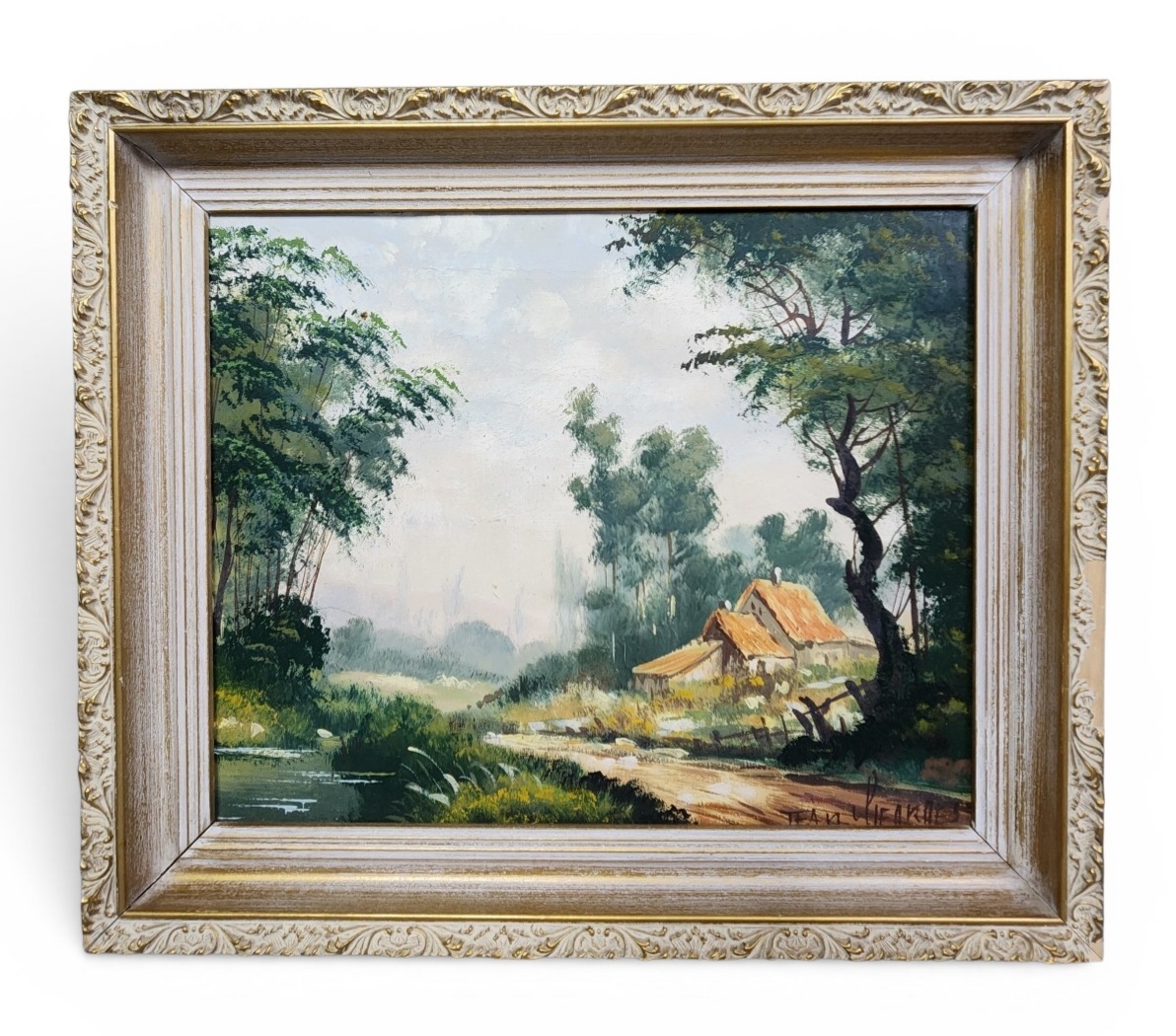 Jean Vicaries Pastoral Oil on Canvas