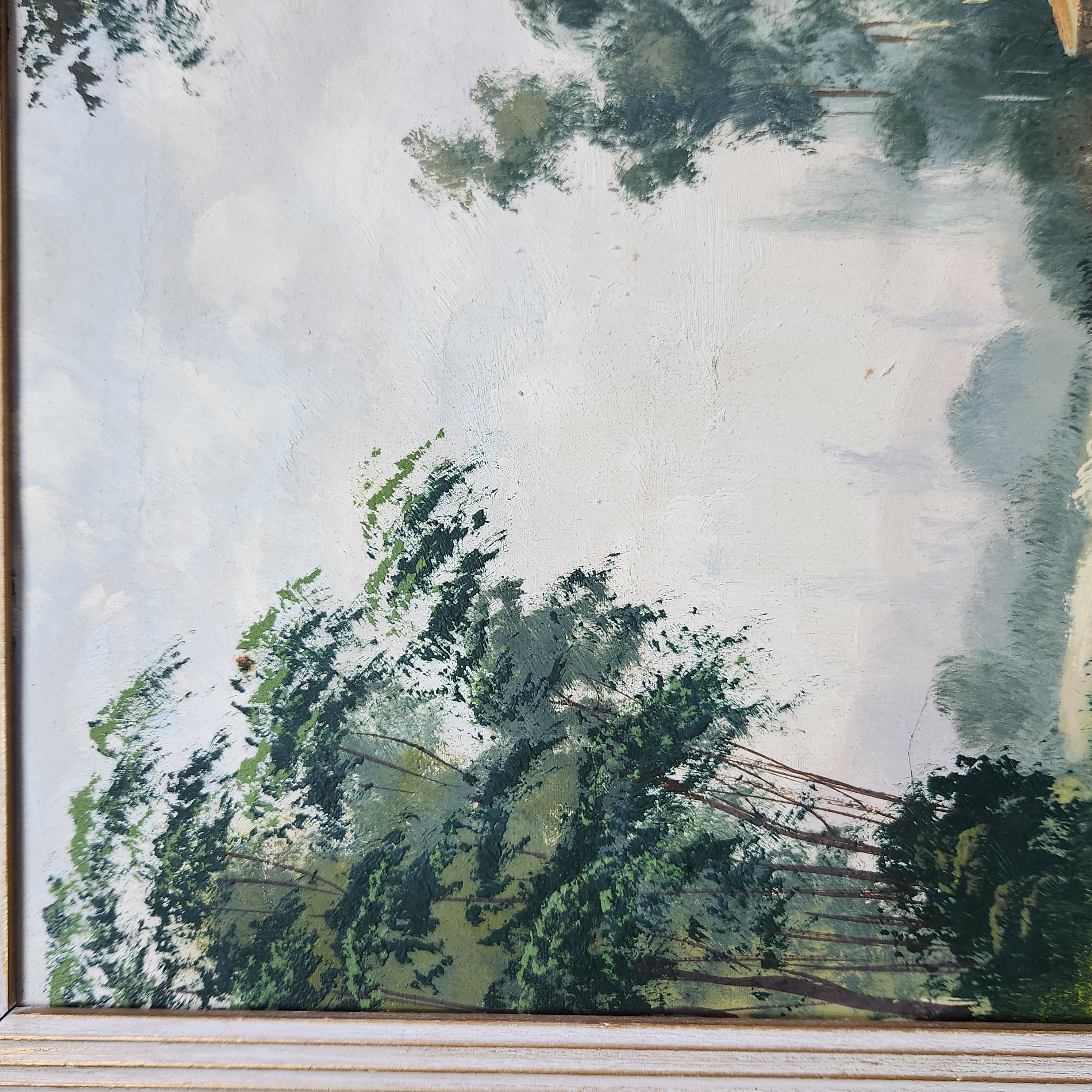 Jean Vicaries Pastoral Oil on Canvas