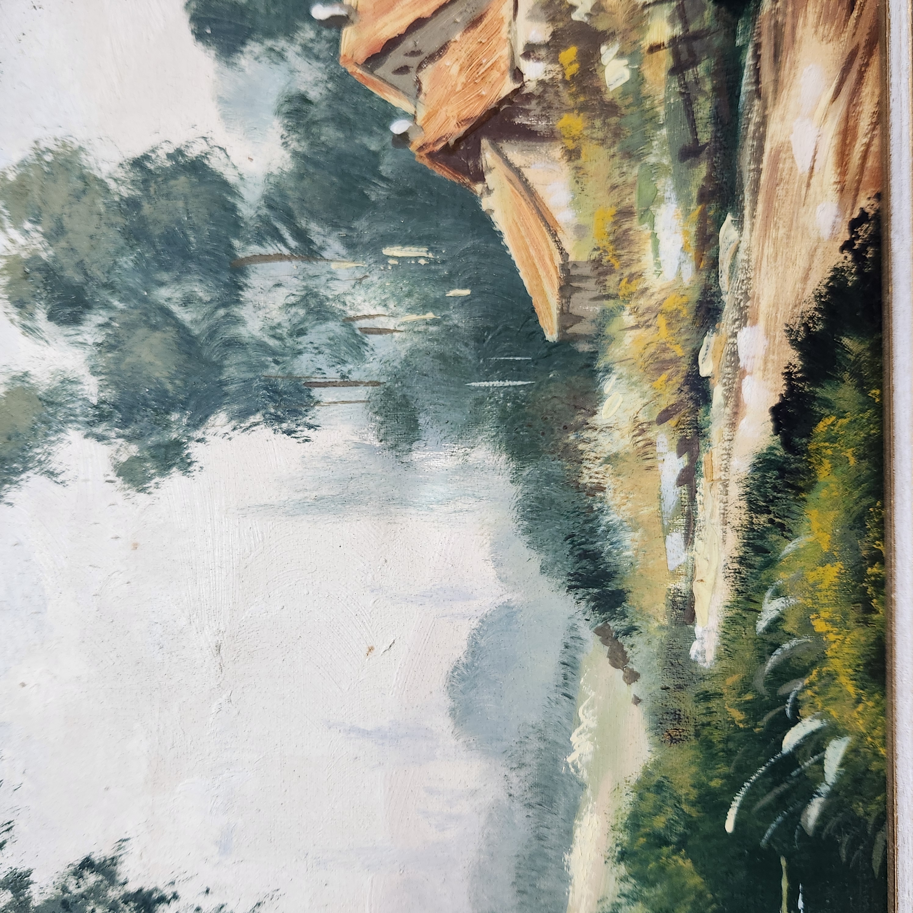 Jean Vicaries Pastoral Oil on Canvas