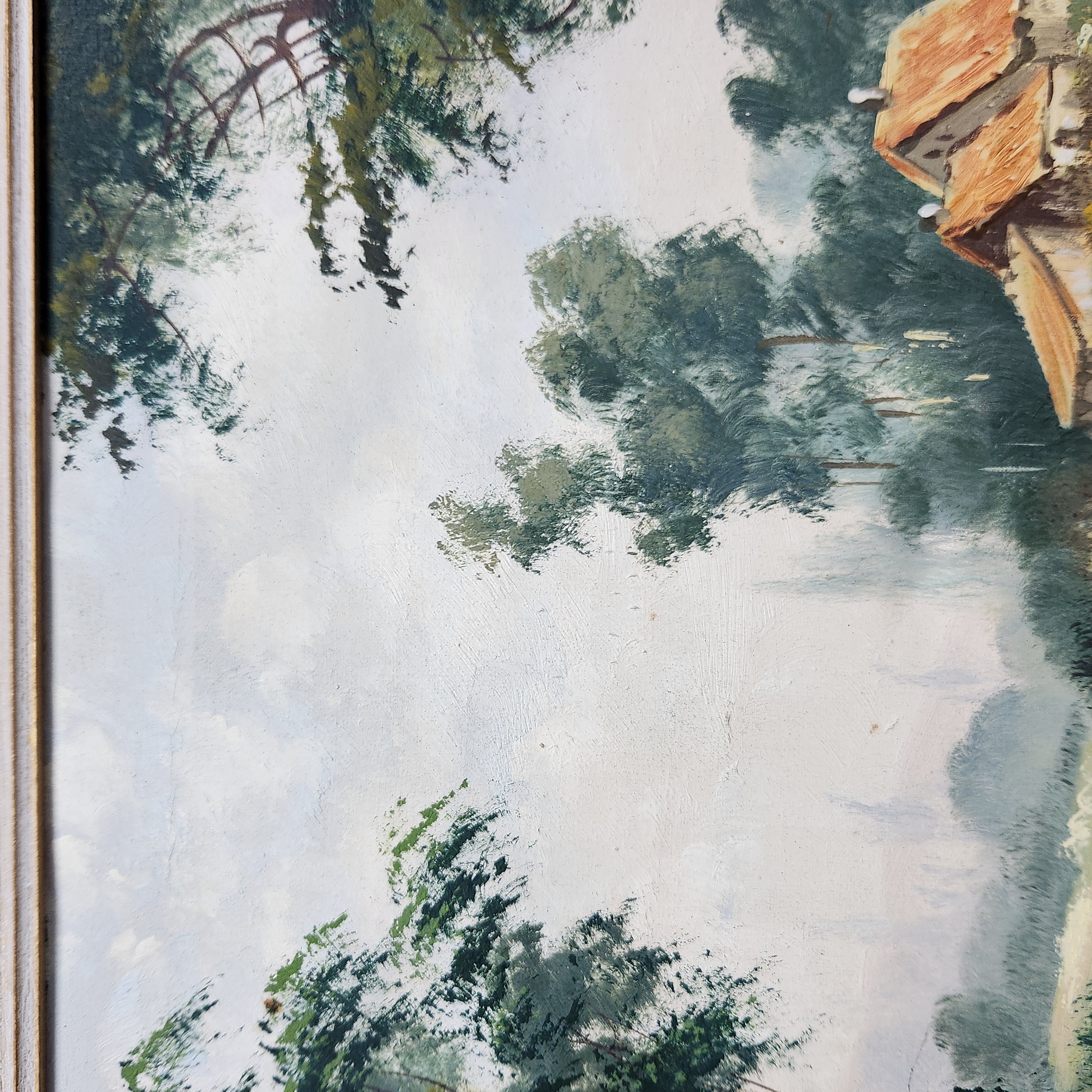 Jean Vicaries Pastoral Oil on Canvas
