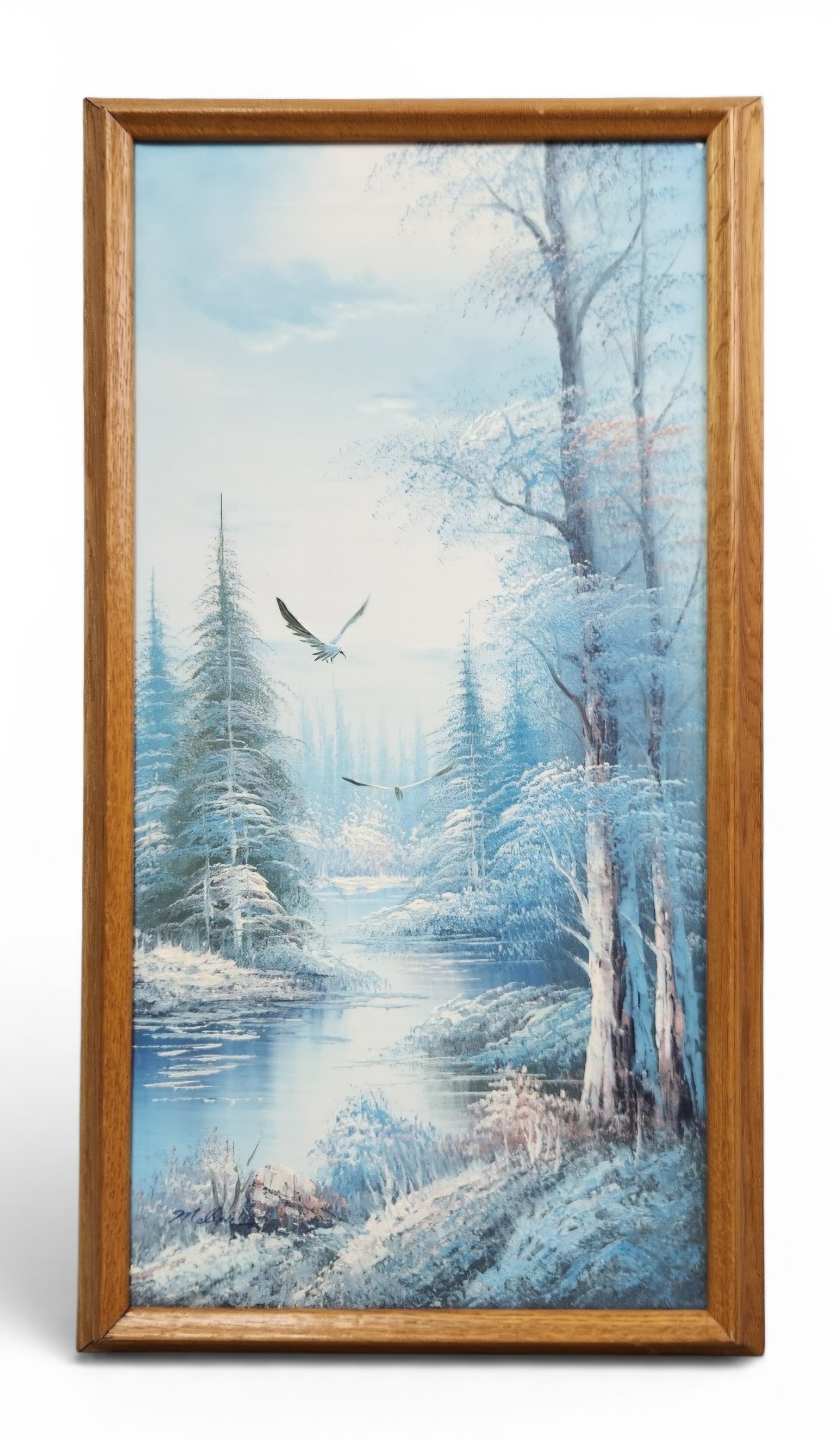 R. Cannon Winter Landscape Painting