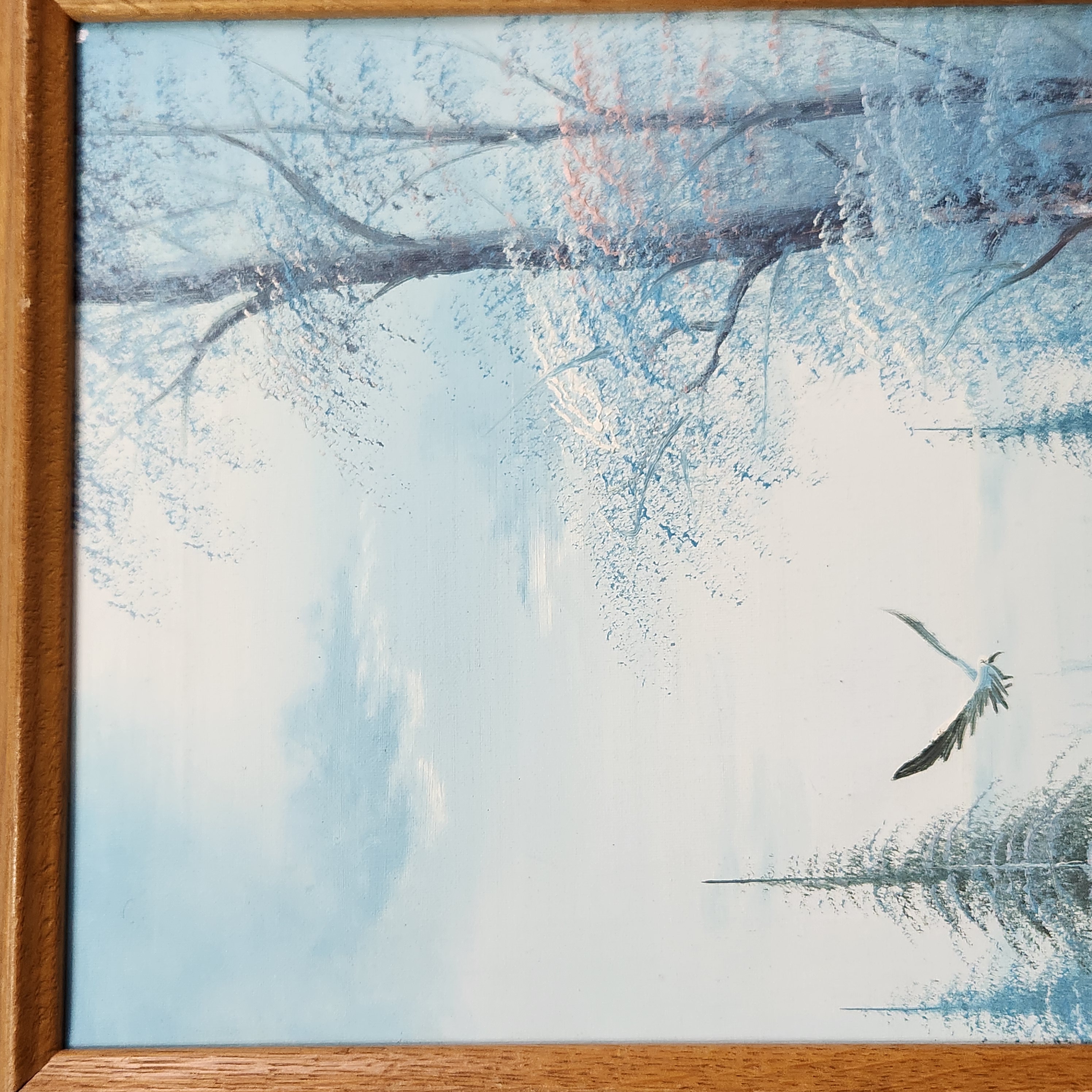 R. Cannon Winter Landscape Painting