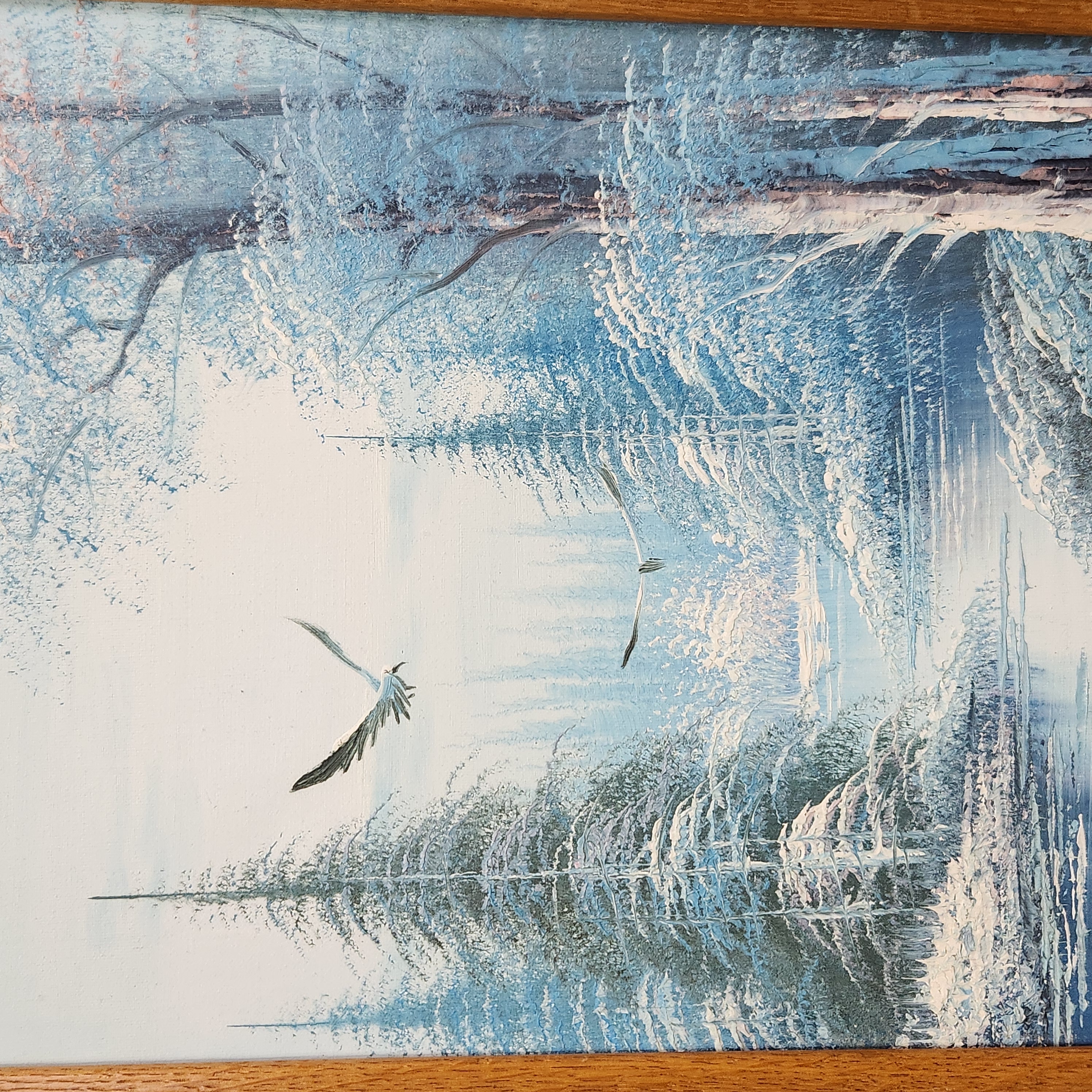 R. Cannon Winter Landscape Painting