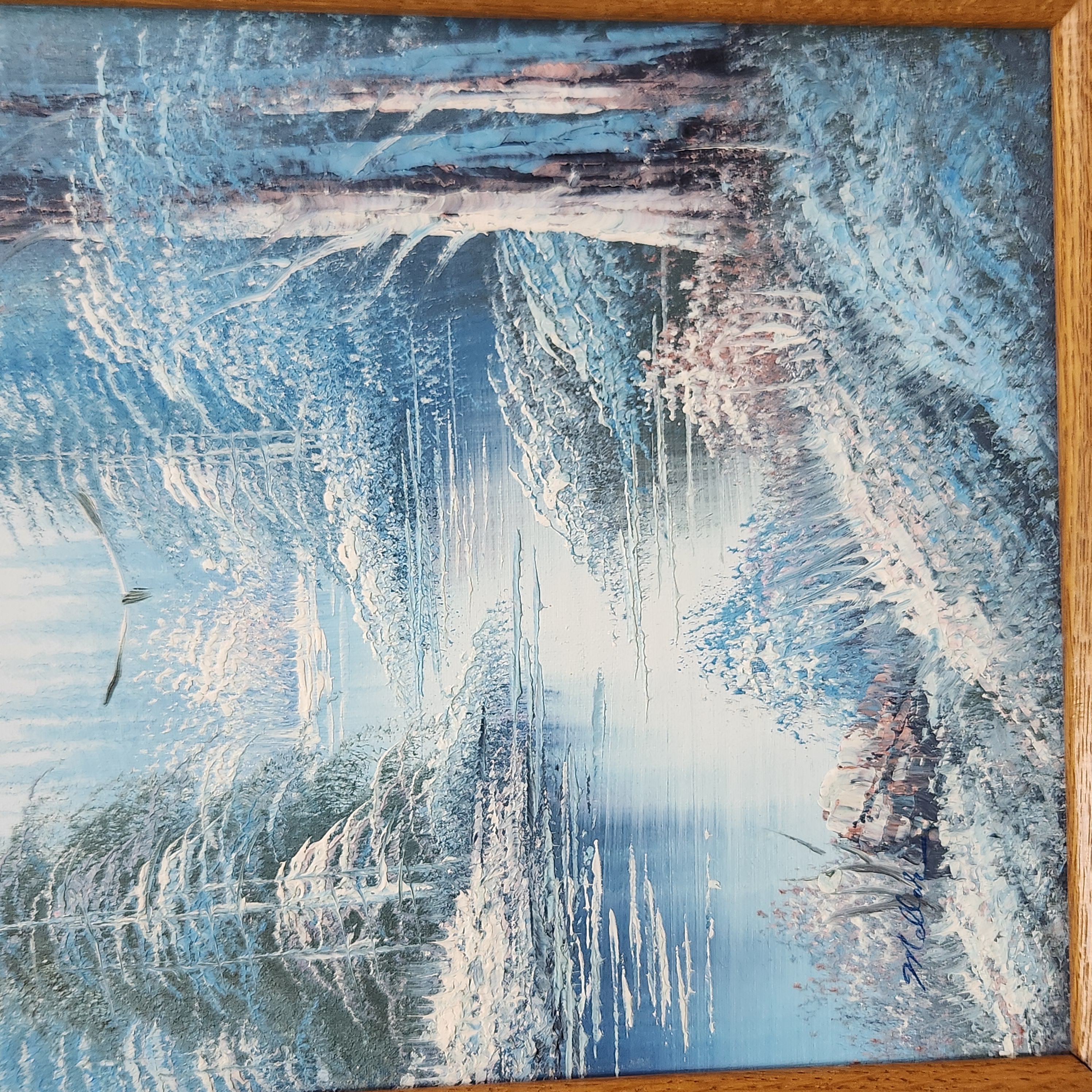 R. Cannon Winter Landscape Painting