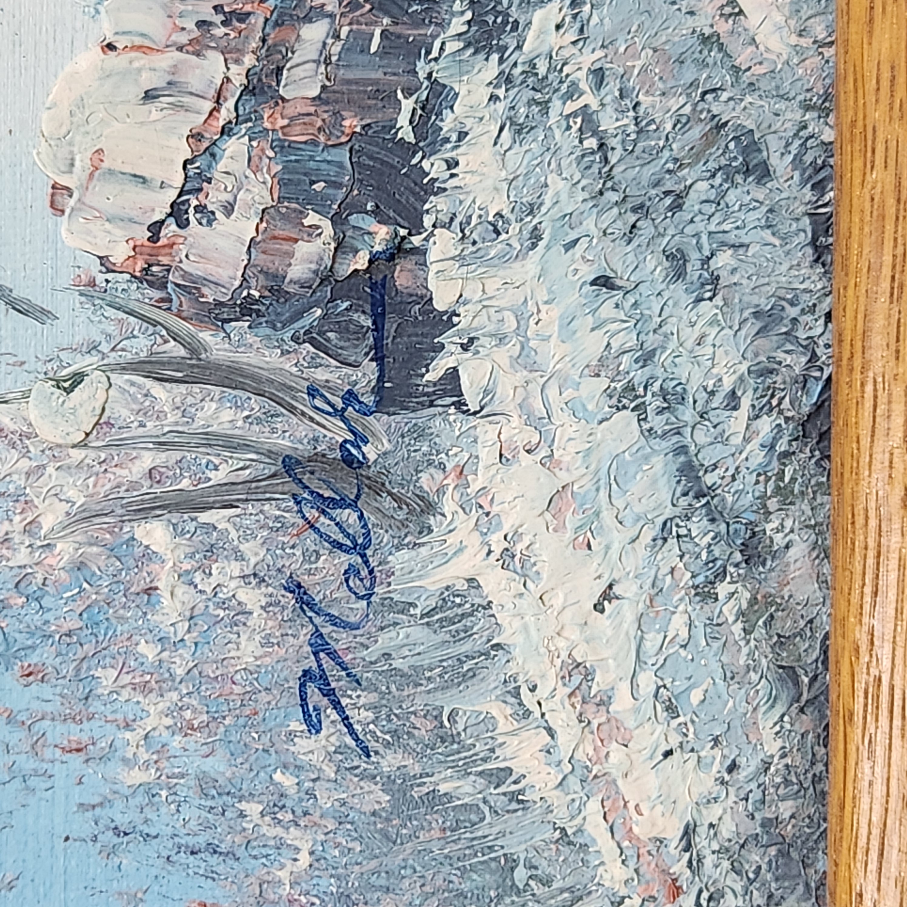 R. Cannon Winter Landscape Painting