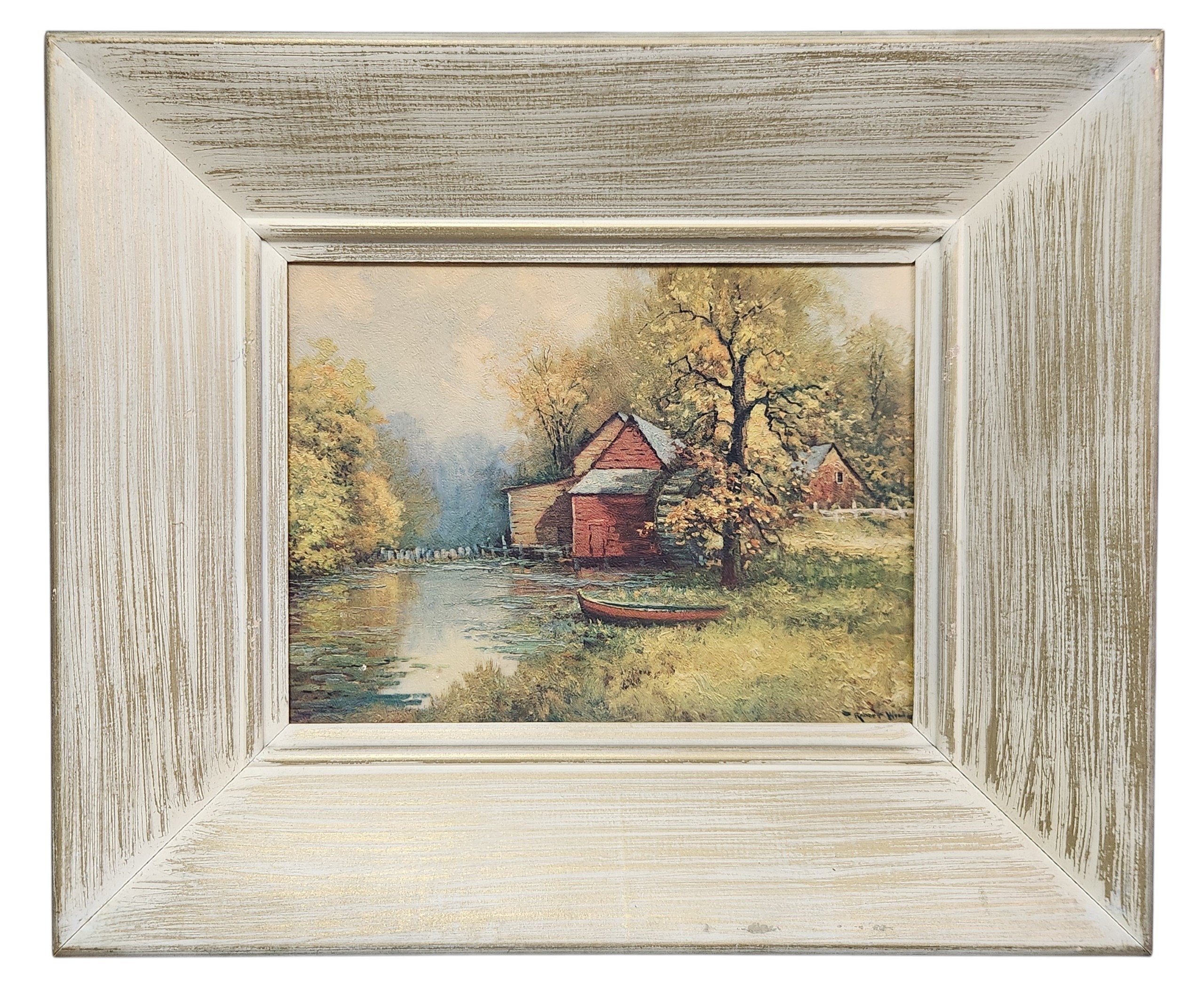 Autumn Mill Scene Print