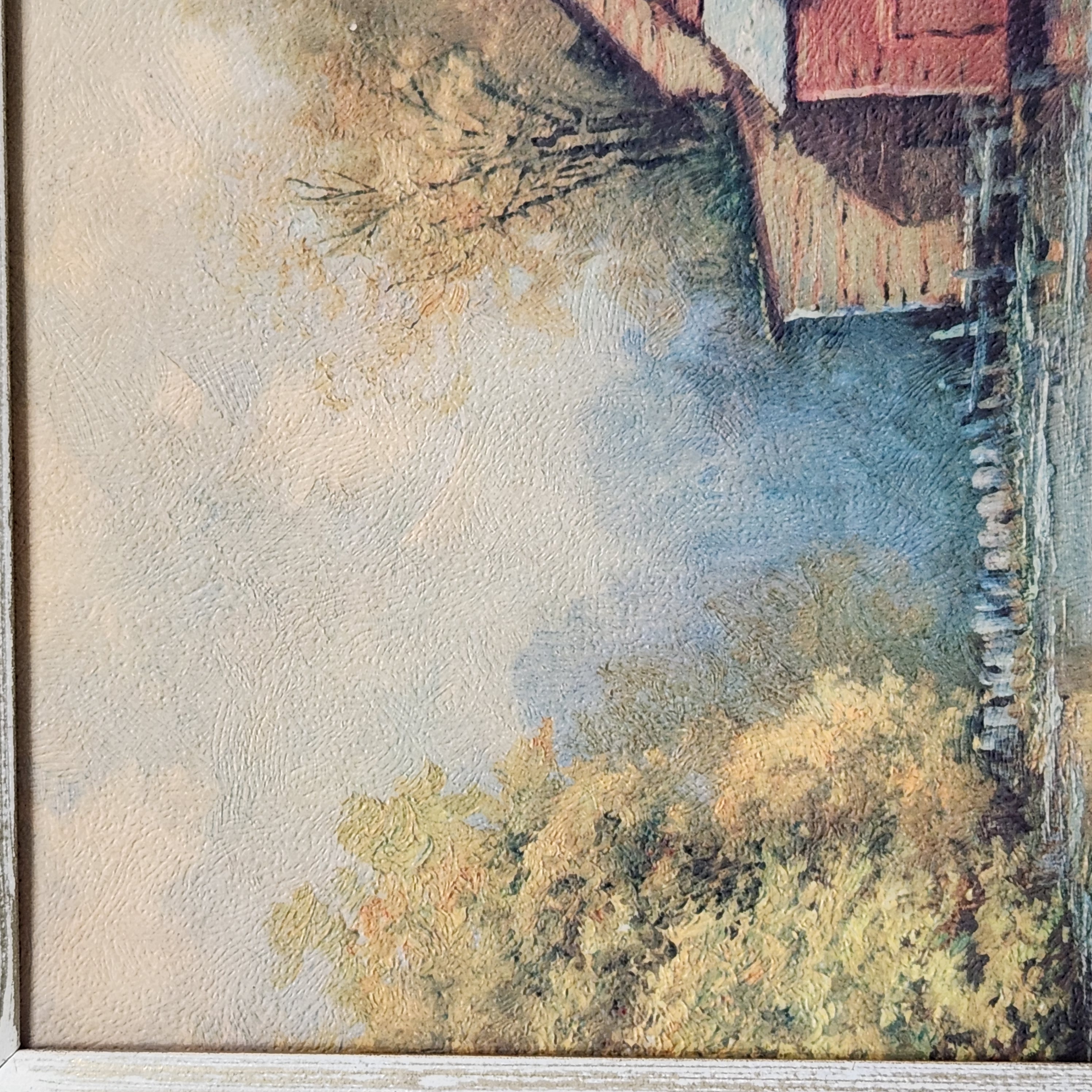 Autumn Mill Scene Print