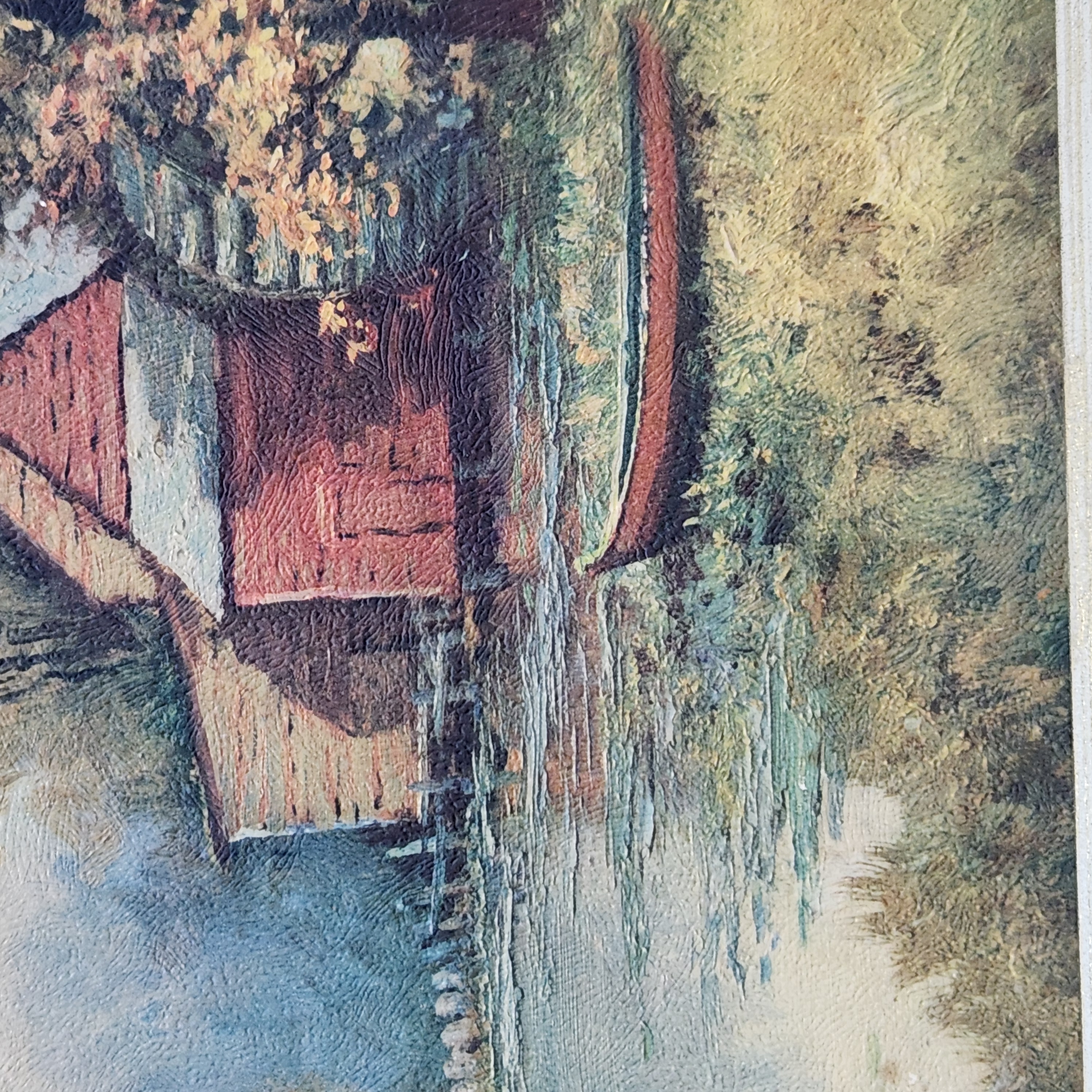 Autumn Mill Scene Print