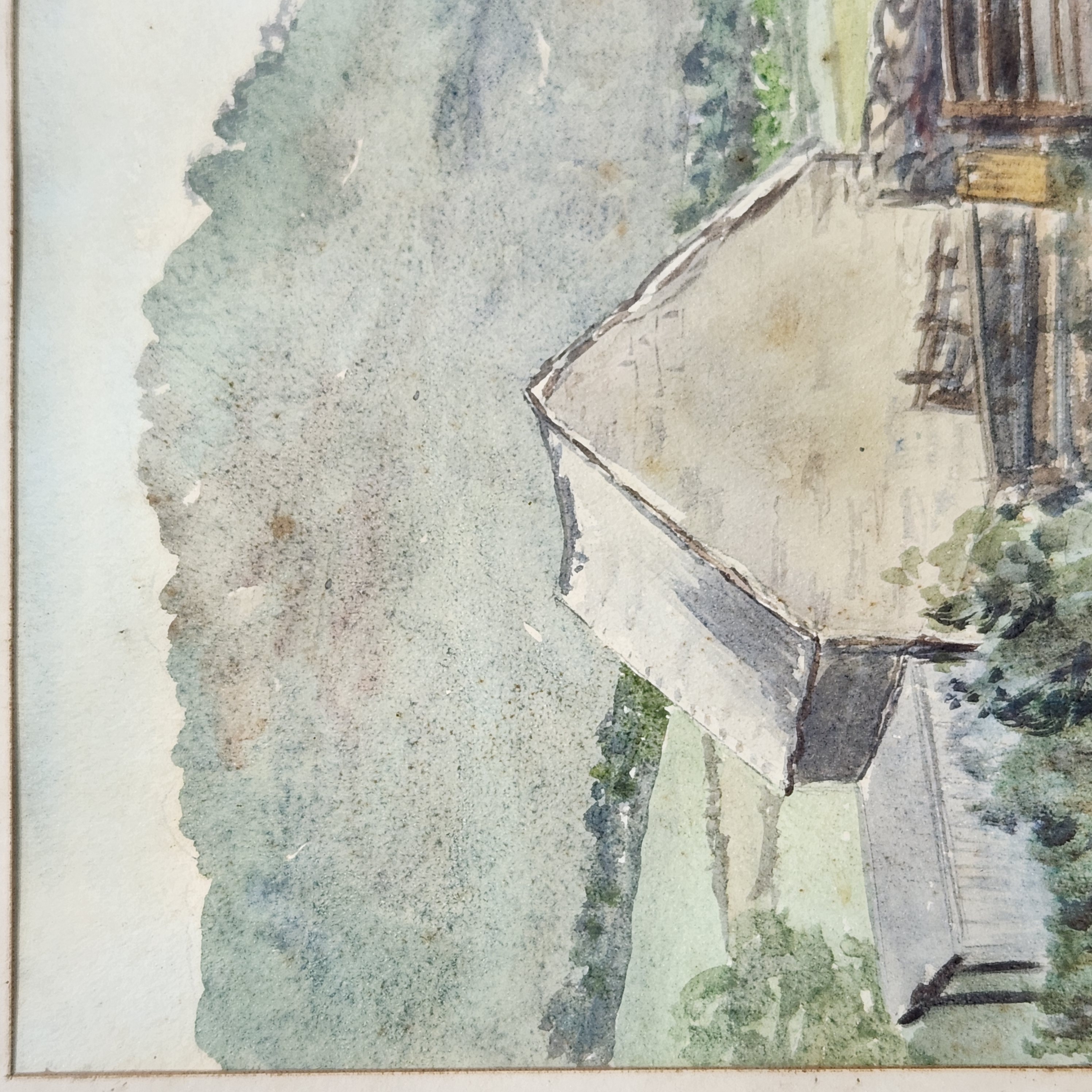 L. Walker Watercolor Landscape