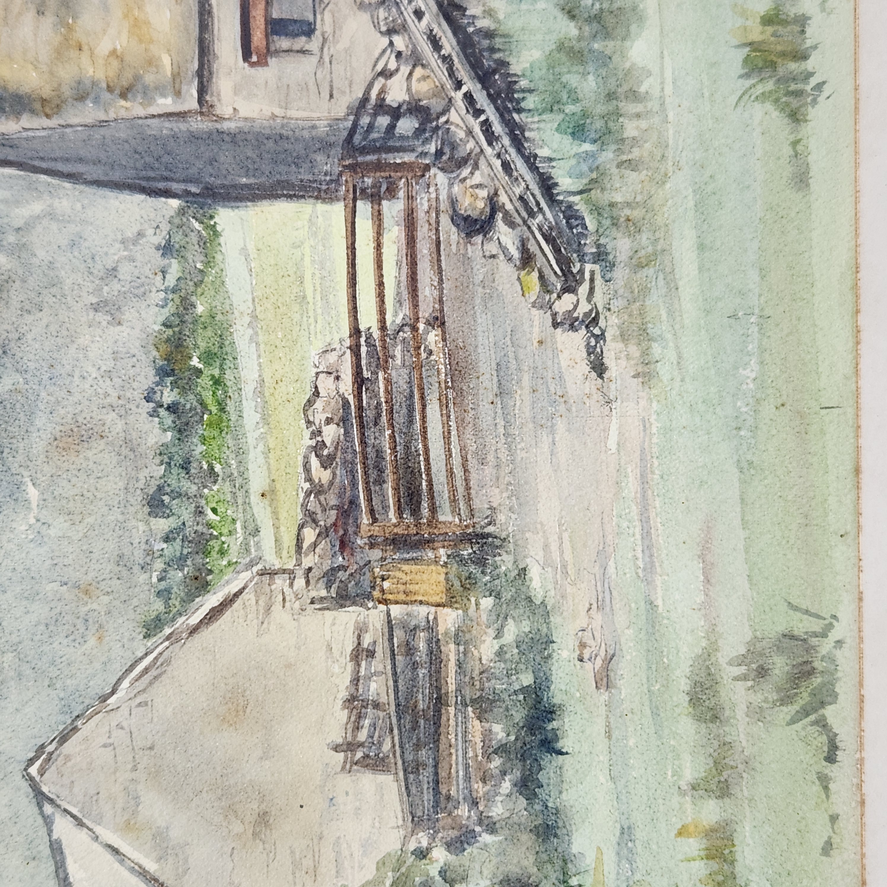 L. Walker Watercolor Landscape