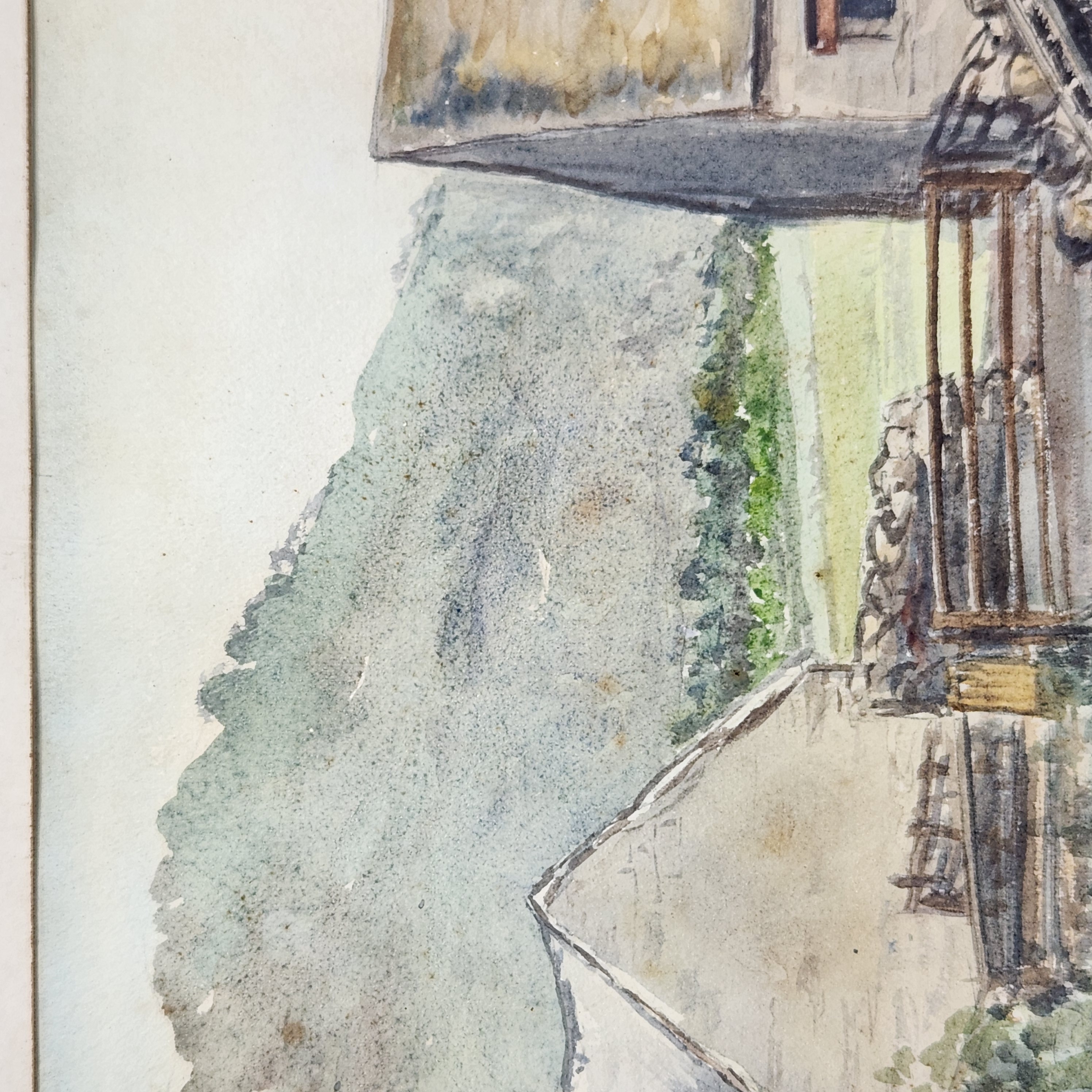 L. Walker Watercolor Landscape