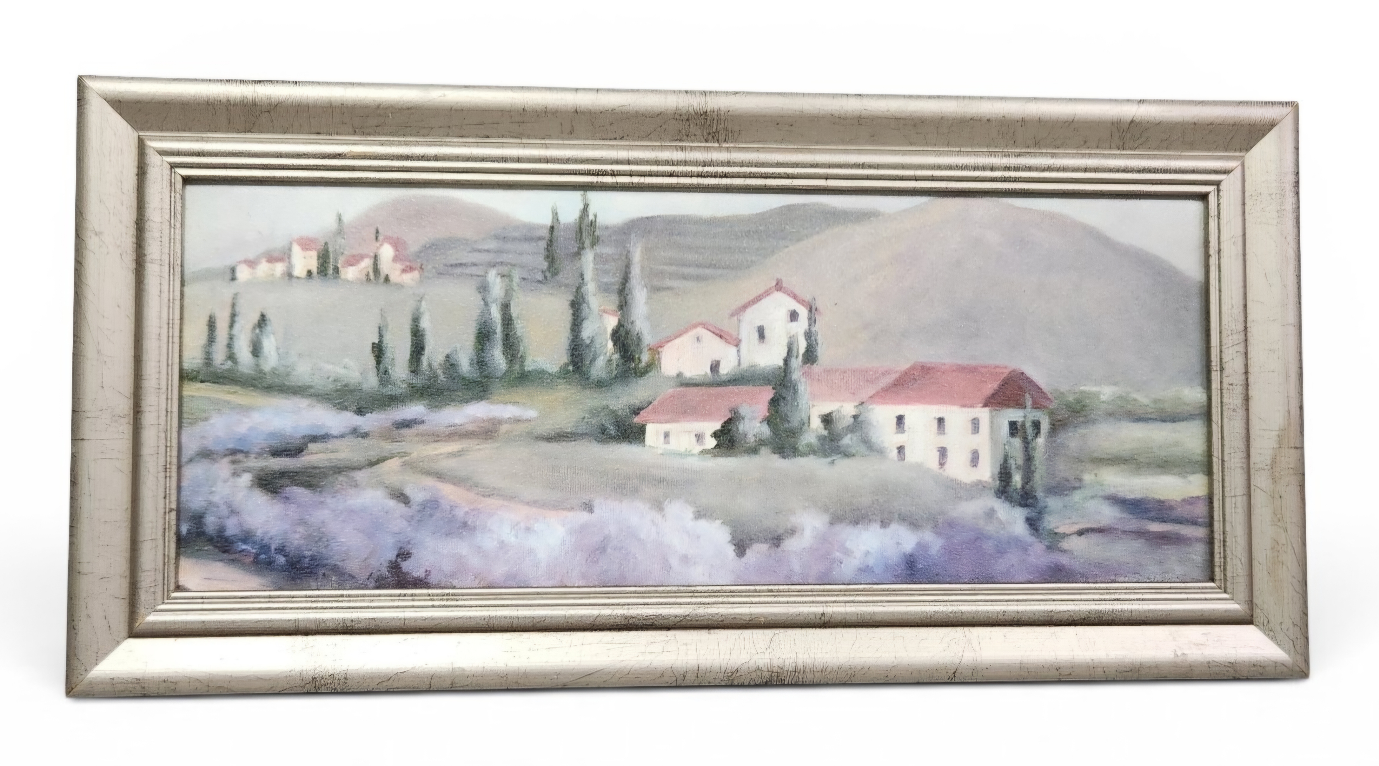 Mediterranean Lavender Field Oil on Canvas