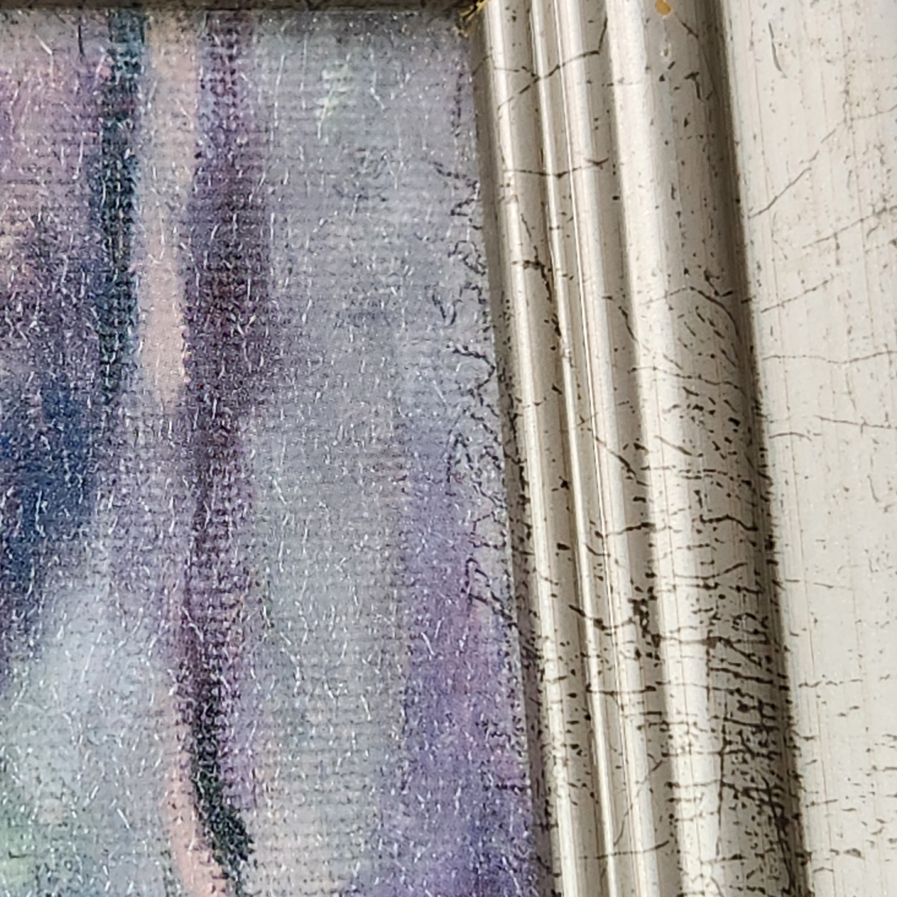 Mediterranean Lavender Field Oil on Canvas