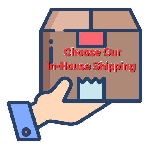 KELLIE'S OFFERS IN-HOUSE SHIPPING