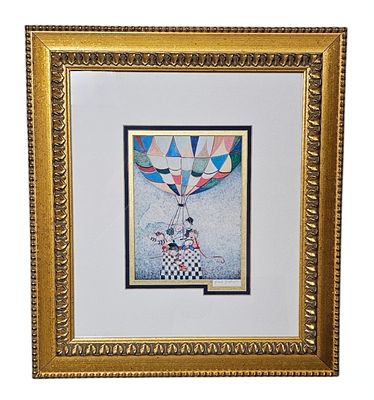 G. Rodo Boulanger Voyage de Noces Lithograph. A plate-signed lithograph titled Voyage de Noces 