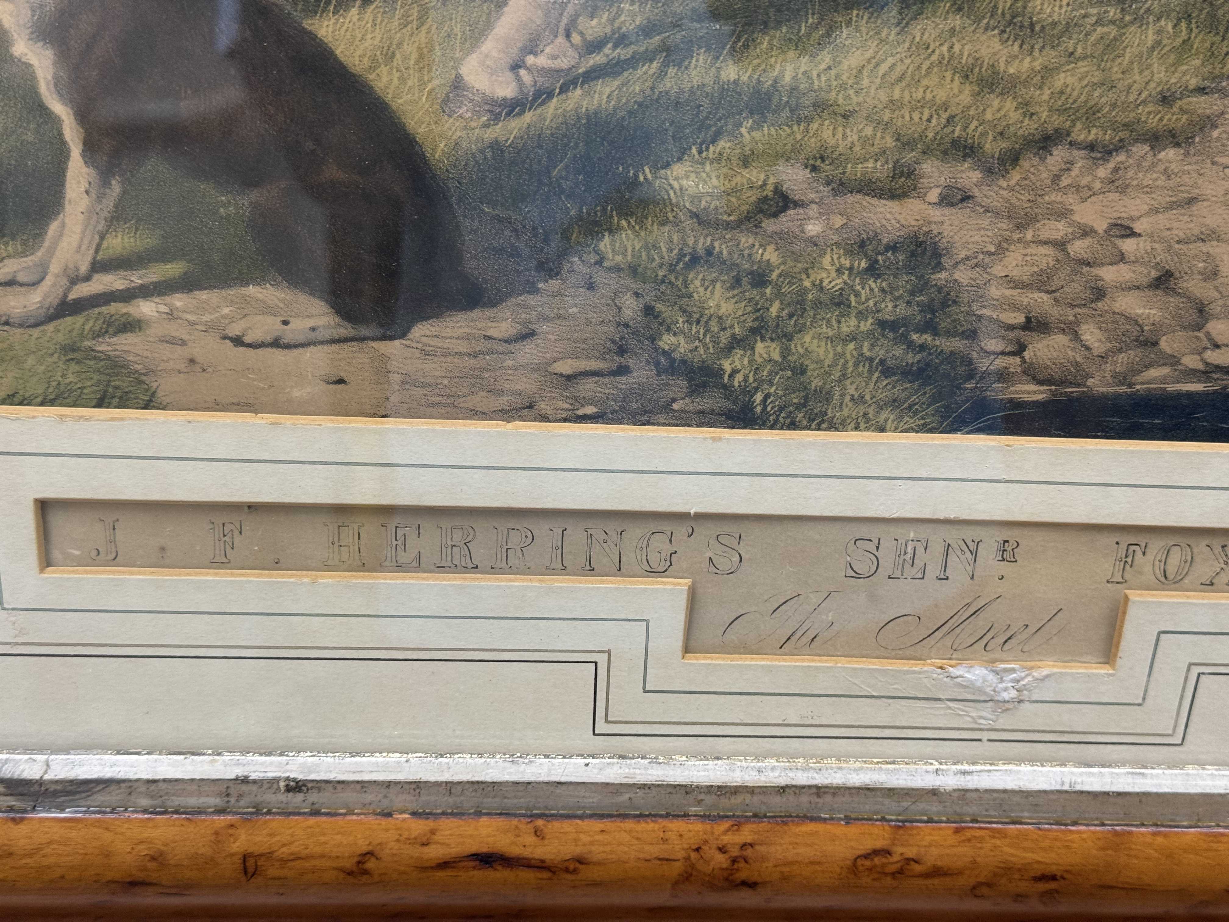 J. F. Herring Fox Hunting: The Meet Engraving