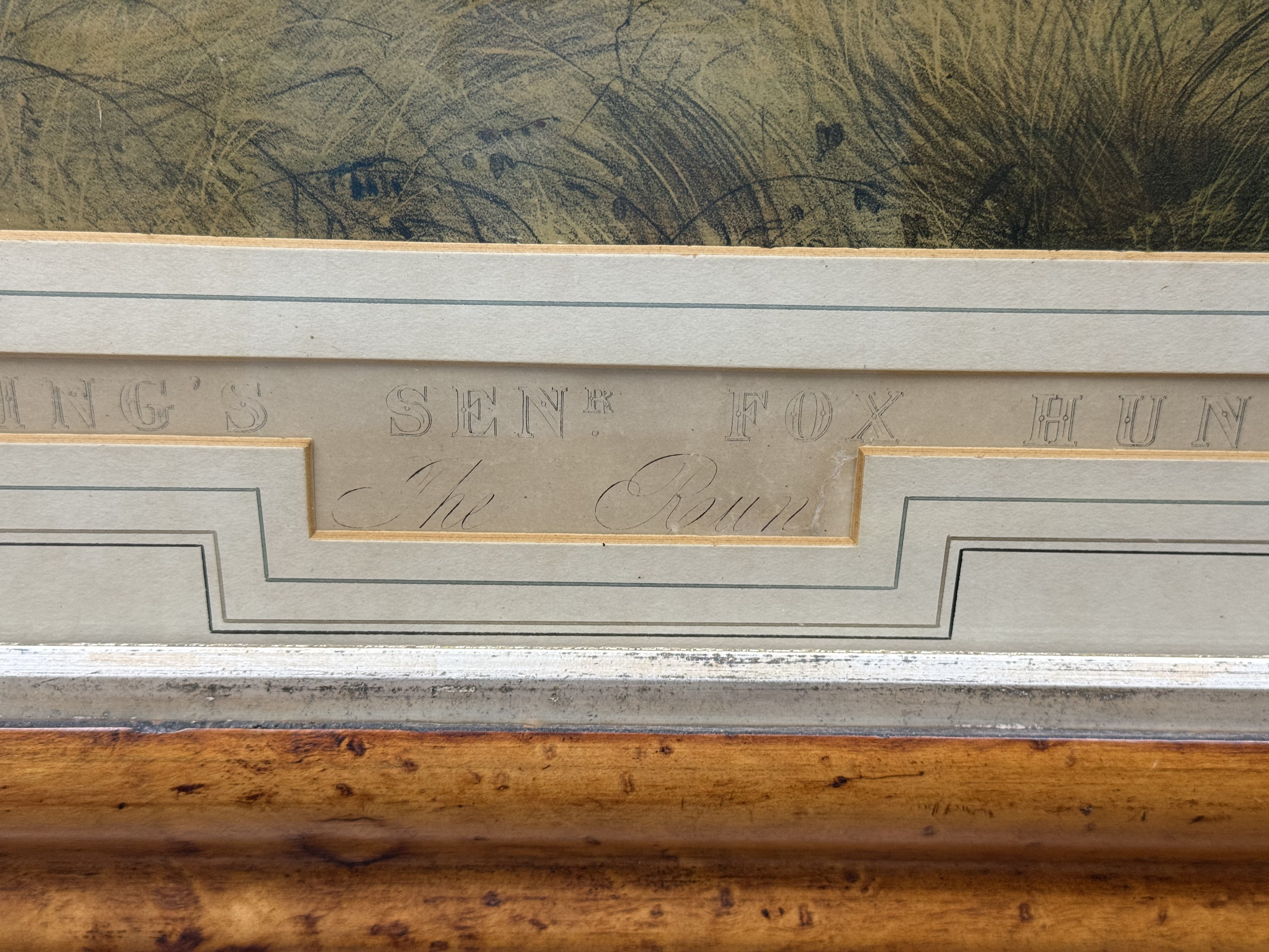 J. F. Herring Fox Hunting: The Run Engraving
