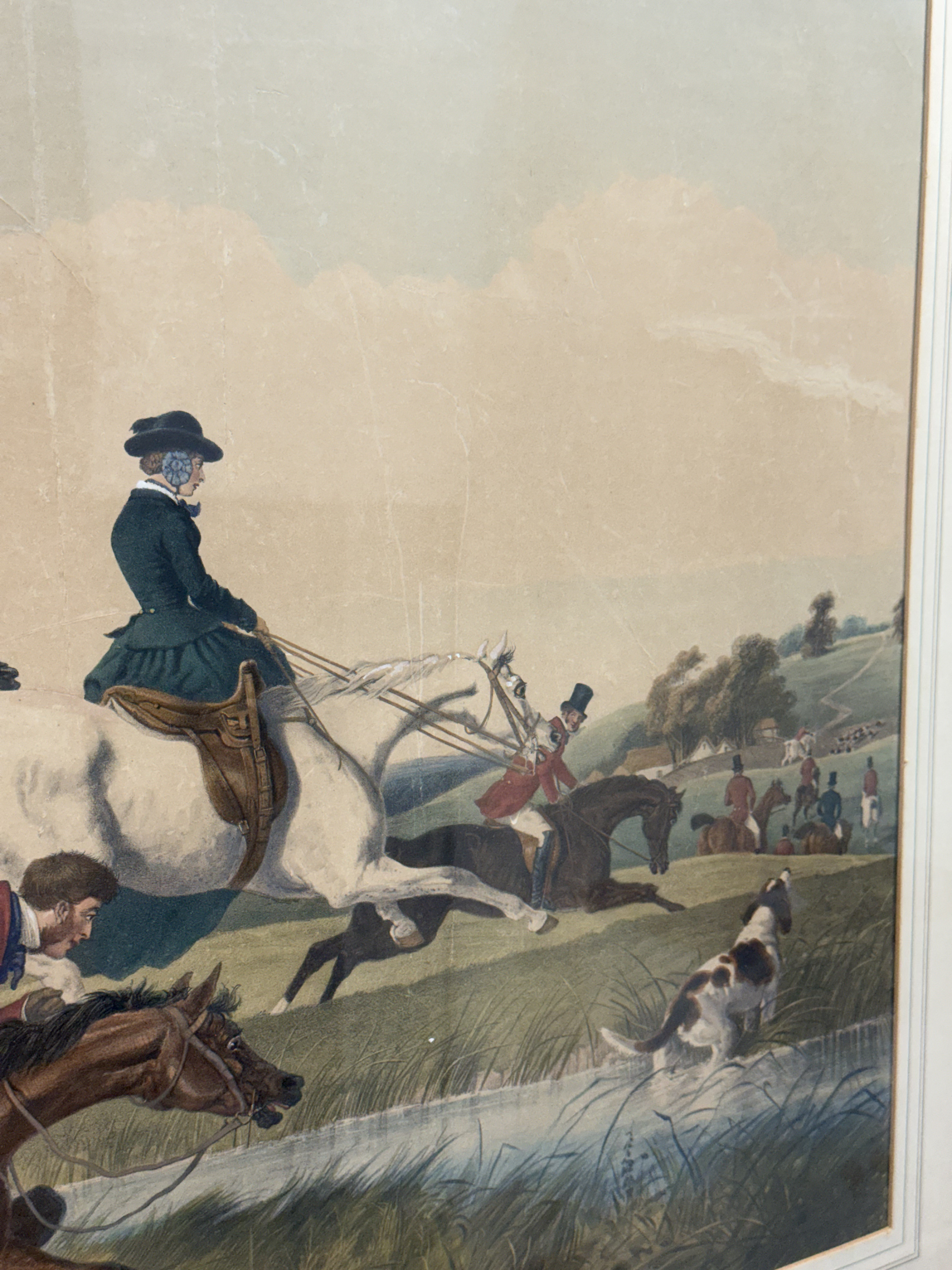 J. F. Herring Fox Hunting: The Run Engraving