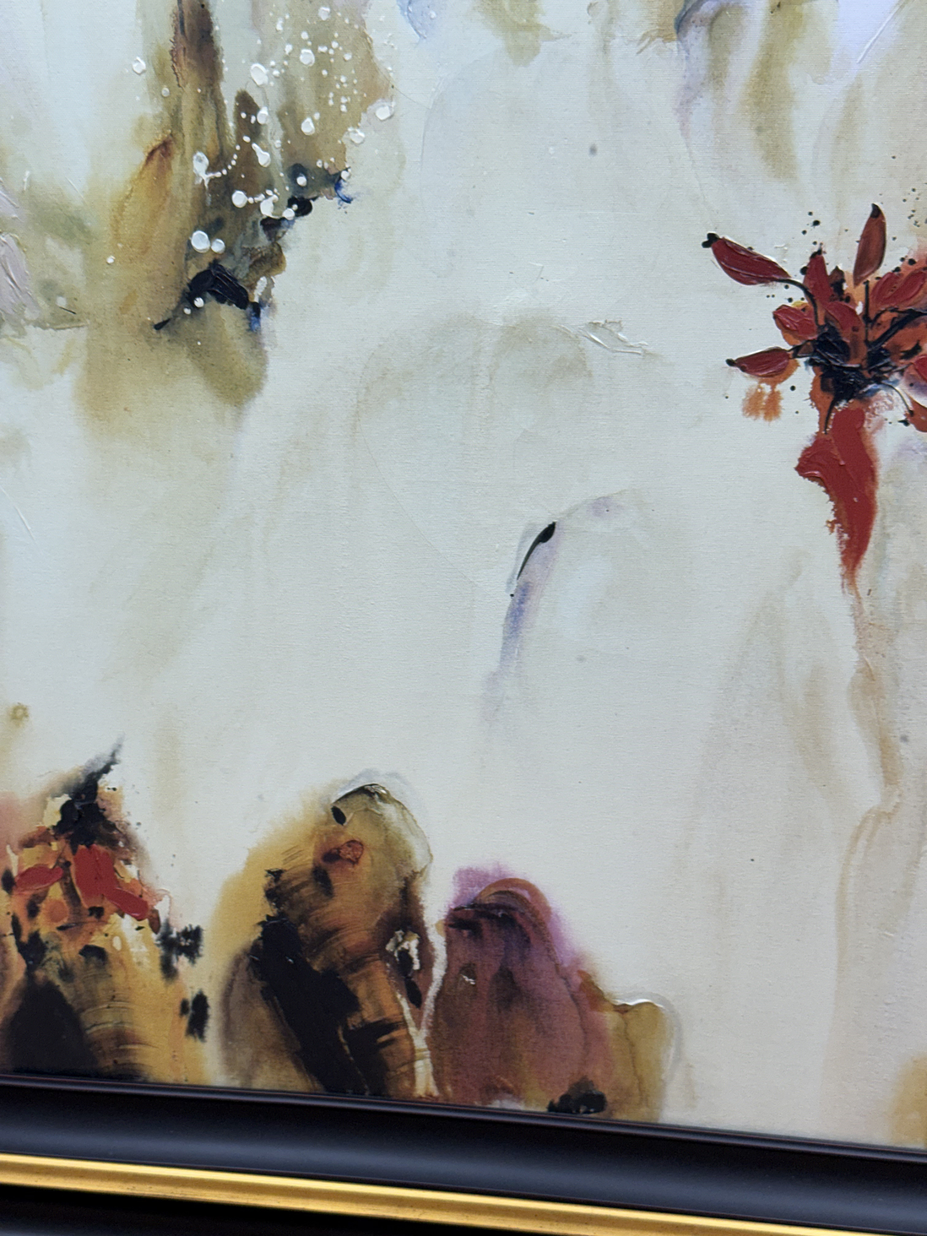 Danielle O'Connor Akiyama Temple Bells and Tea, Artist-Enhanced