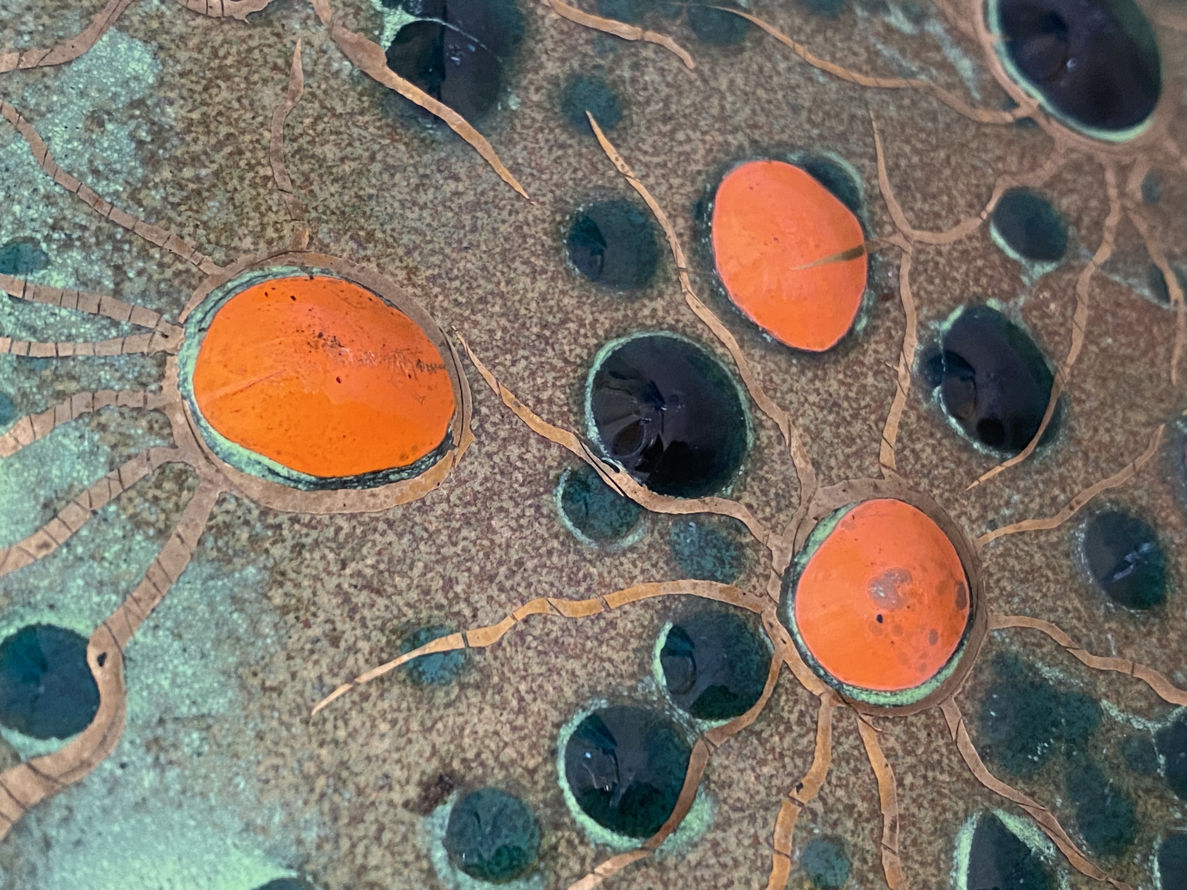 Mid-Century Herbert Friedson Signed Enameled Bowl