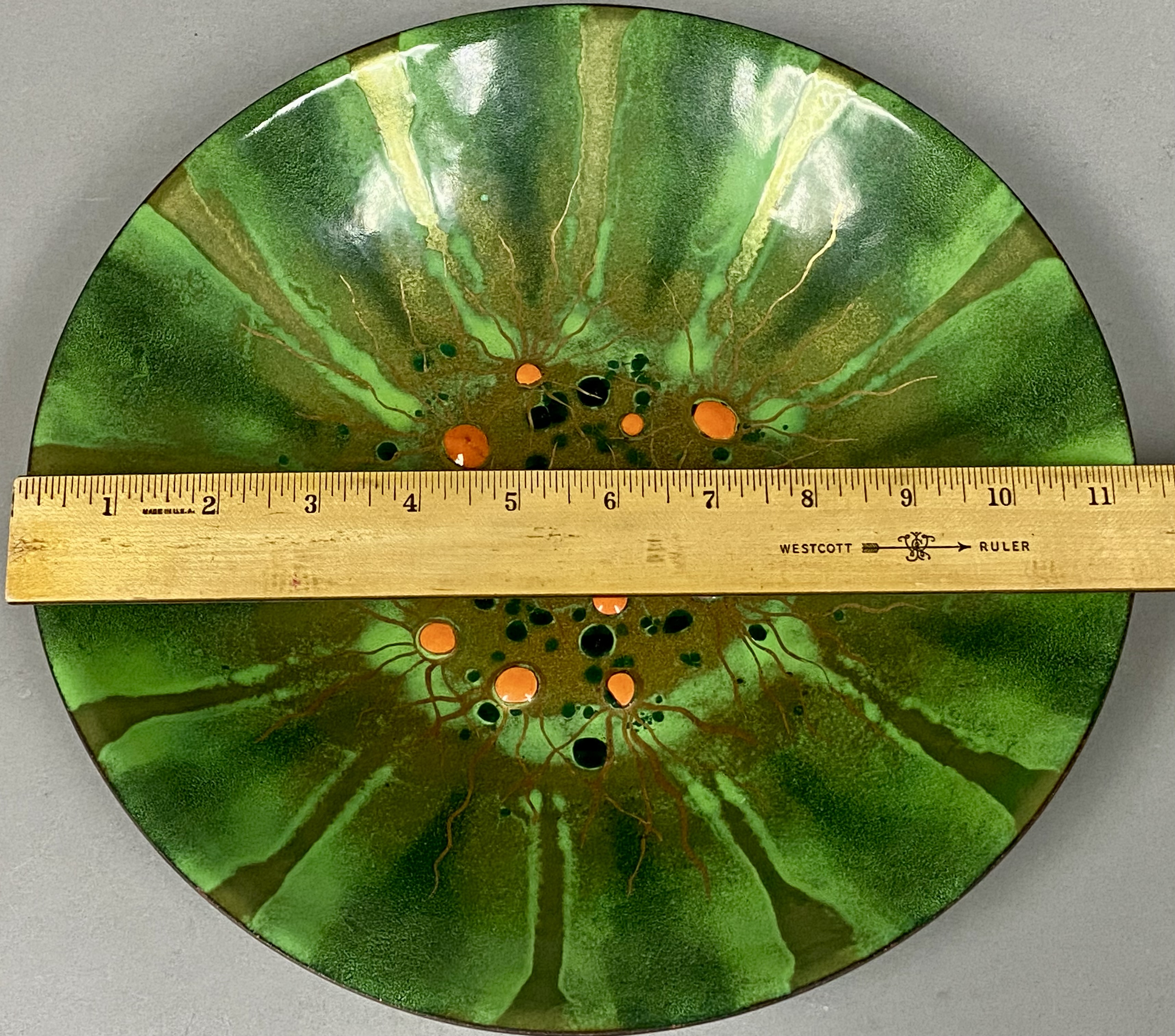 Mid-Century Herbert Friedson Signed Enameled Bowl
