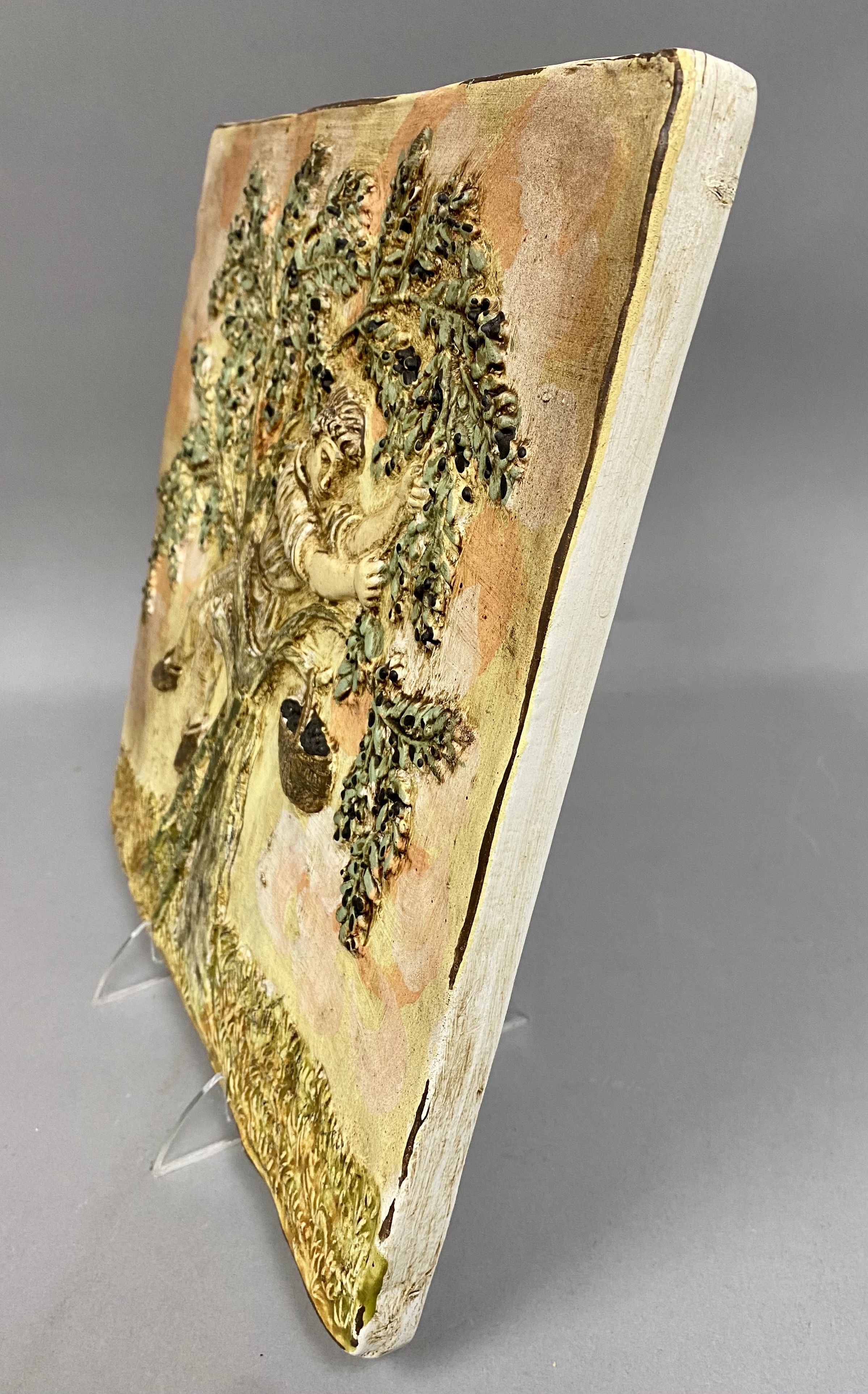 Stefano Roselli for NapaStyle Italian High-Relief Ceramic Wall Plaques