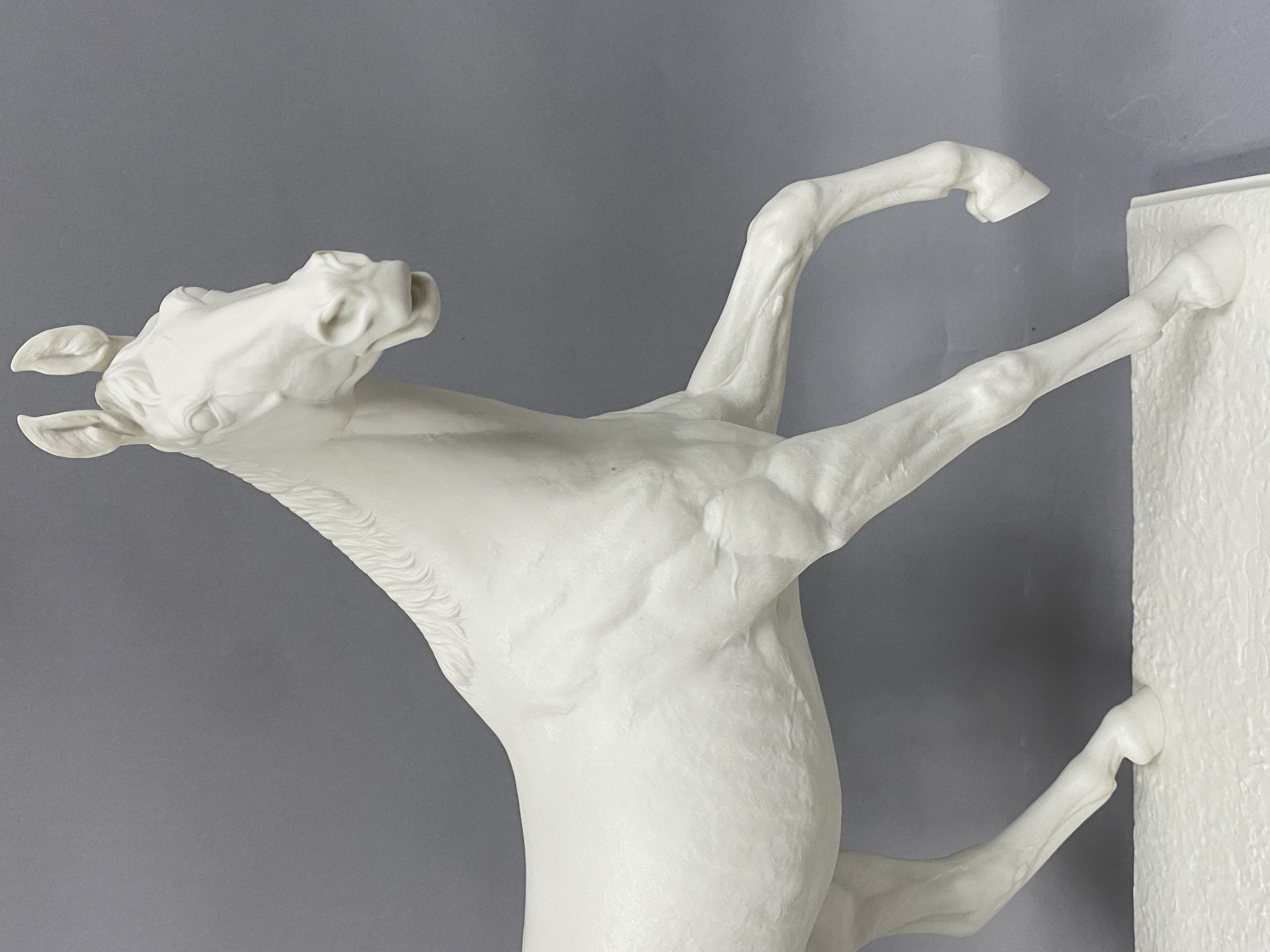 Hutschenreuther Bisque Porcelain Horse Figurine of Halla by Gunther Granget
