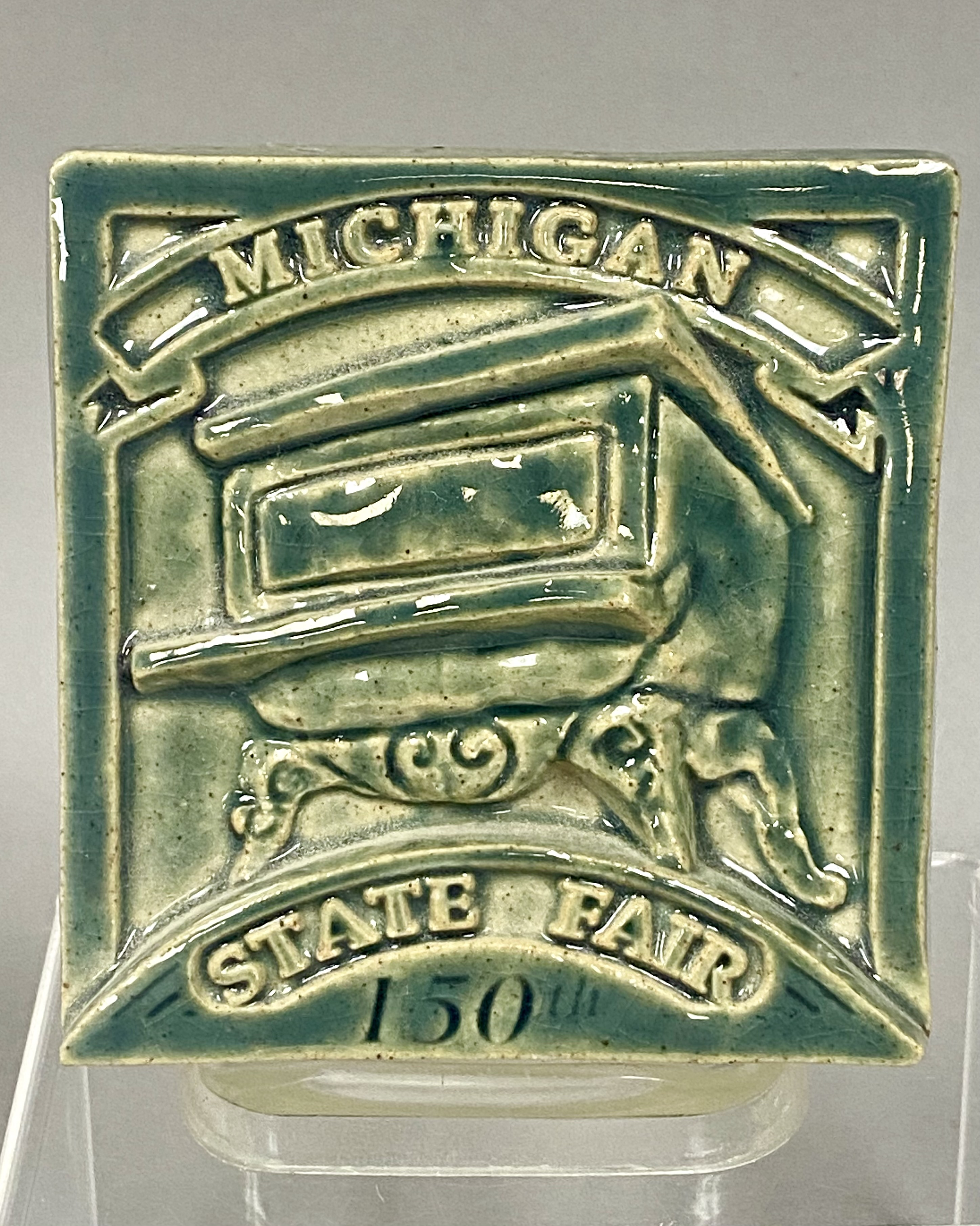 Pewabic Pottery Michigan State Fair Tile, 1998