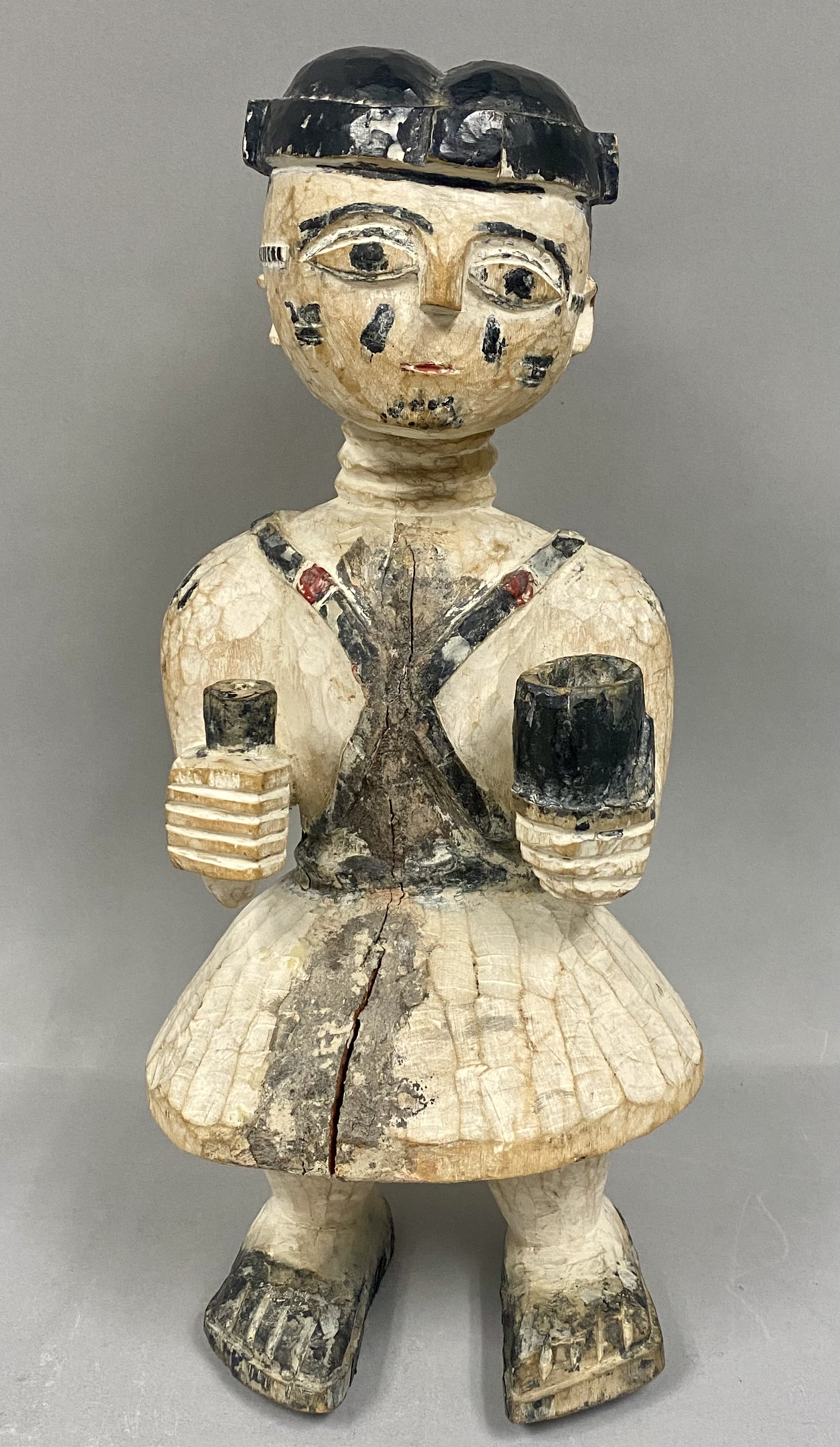 West African Carved Wood Standing Figure