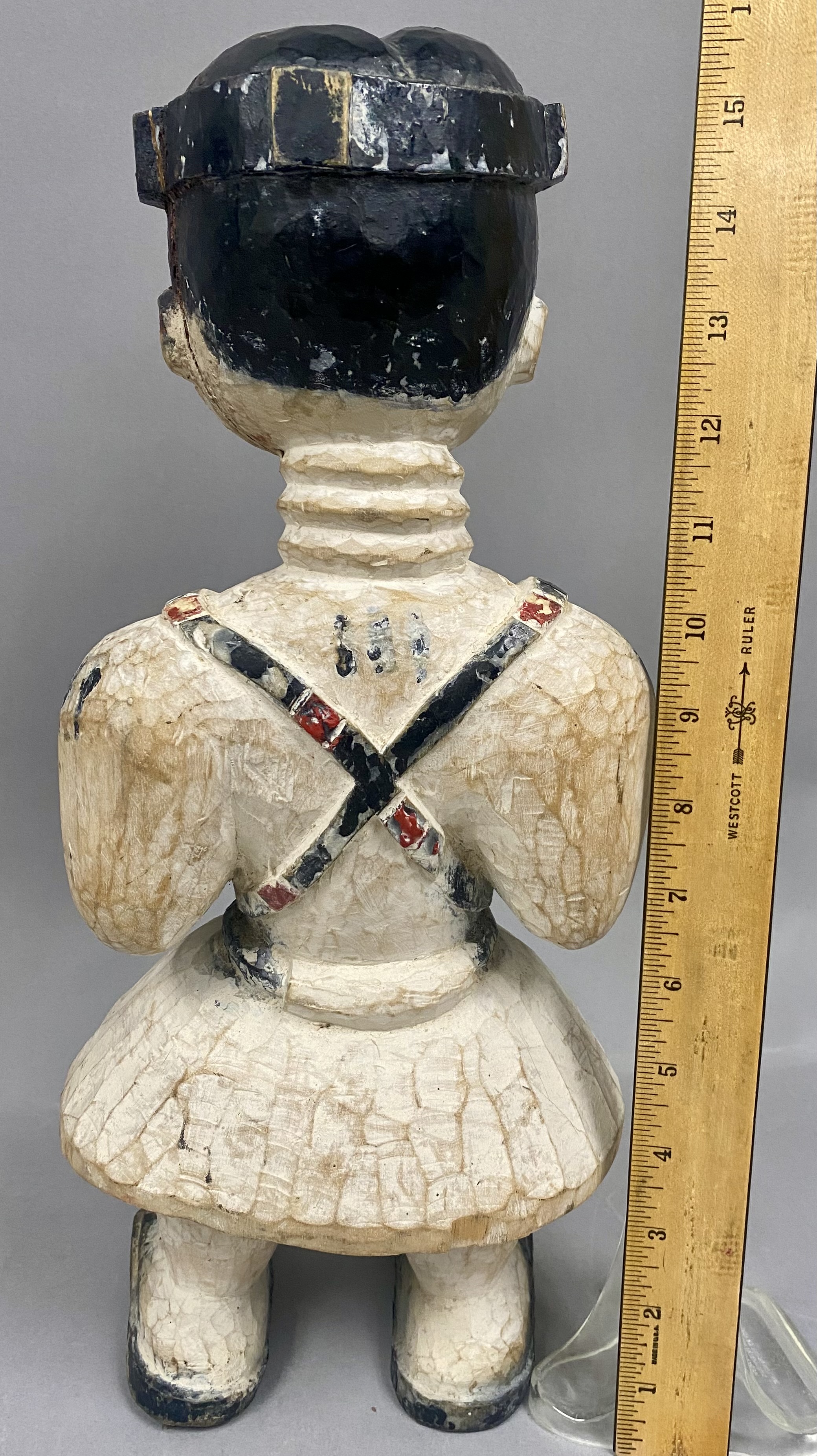 West African Carved Wood Standing Figure