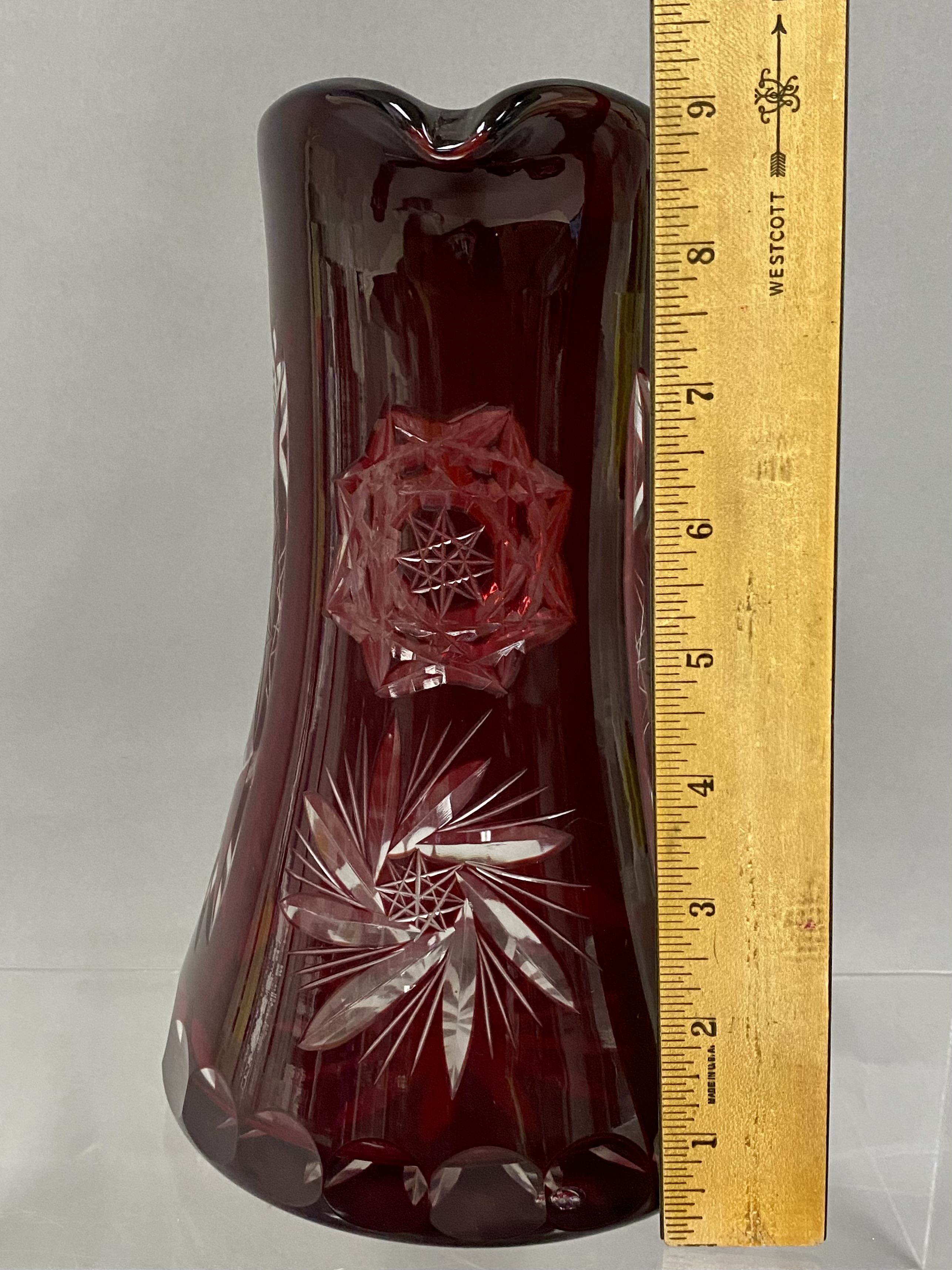 Vintage Bavarian Cut Lead Crystal Lemonade Set