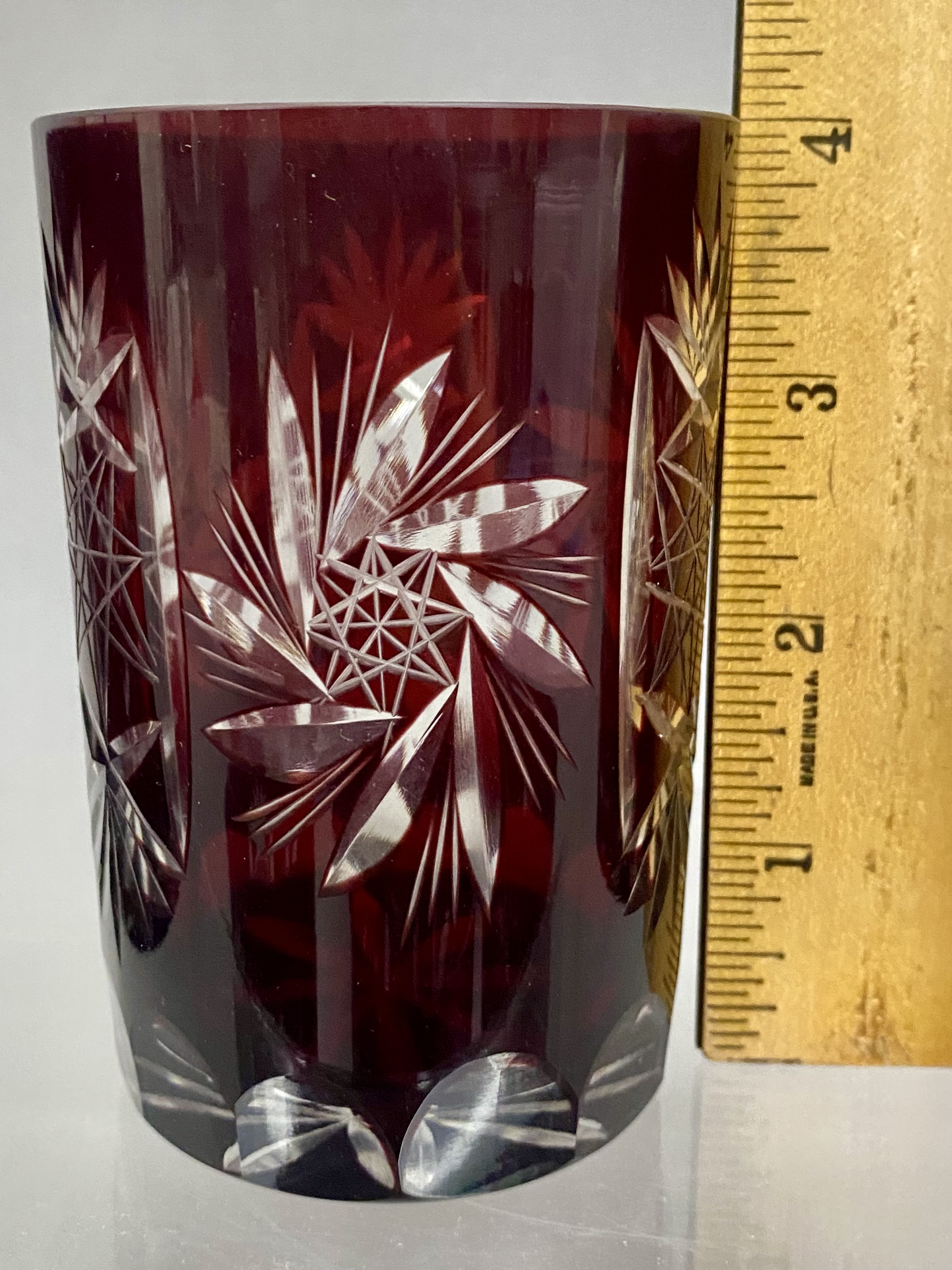 Vintage Bavarian Cut Lead Crystal Lemonade Set