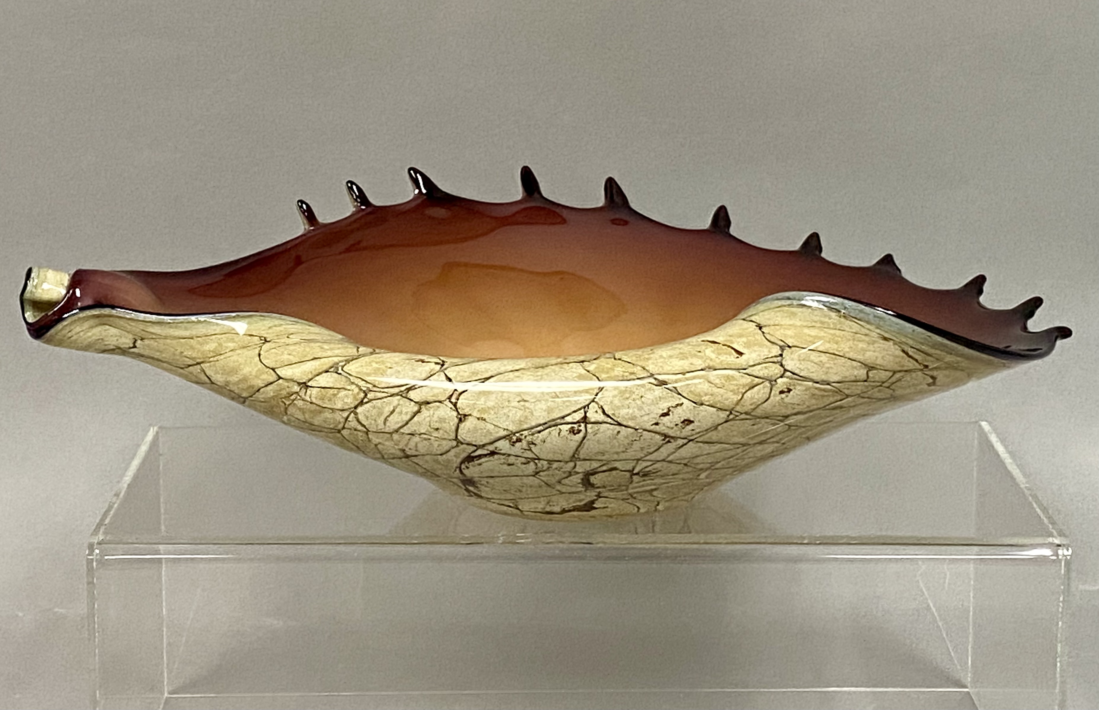 Jozefina Glassworks Hand-Blown Console Bowl